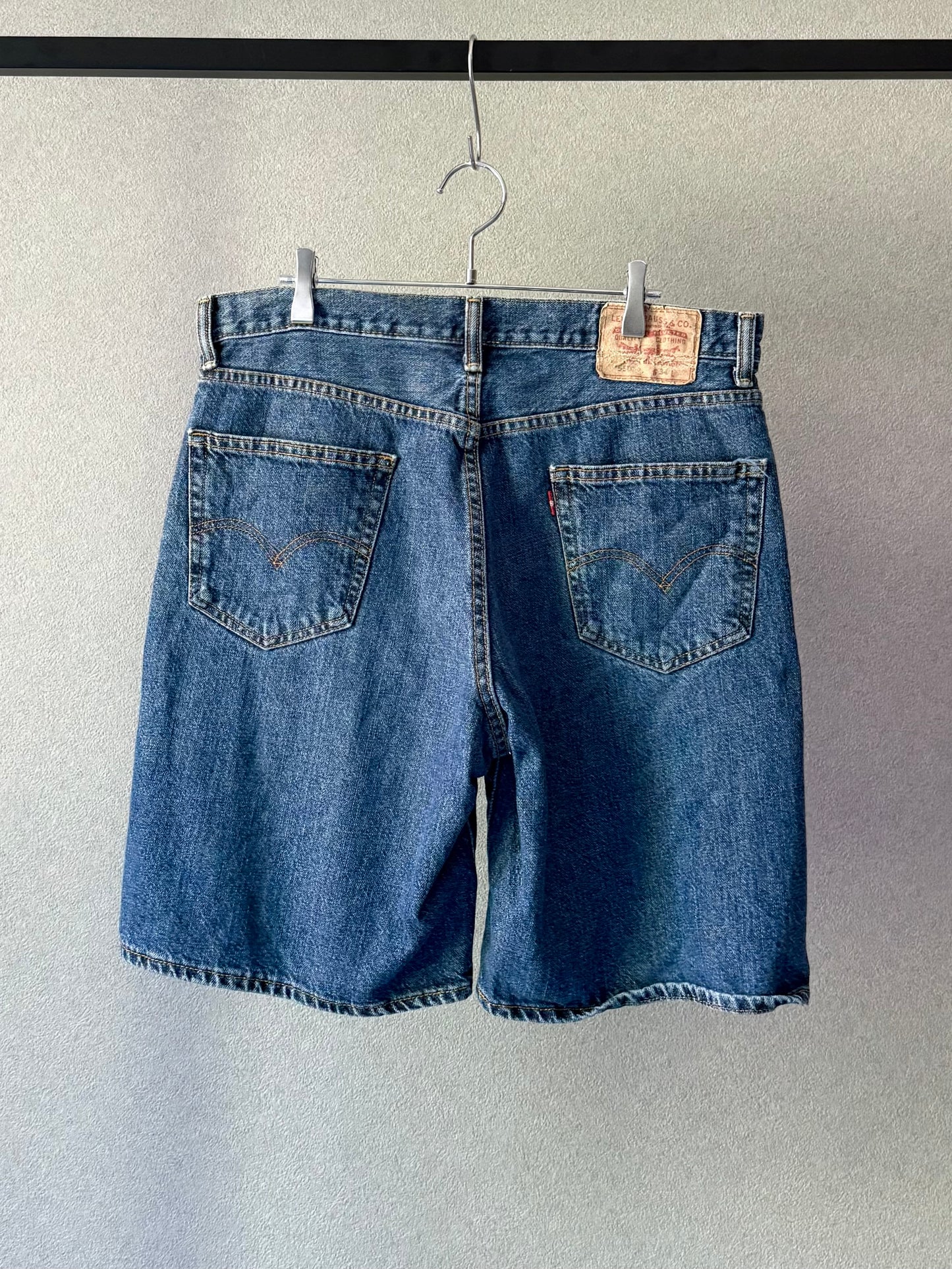 00's Levi's 550 denim shorts