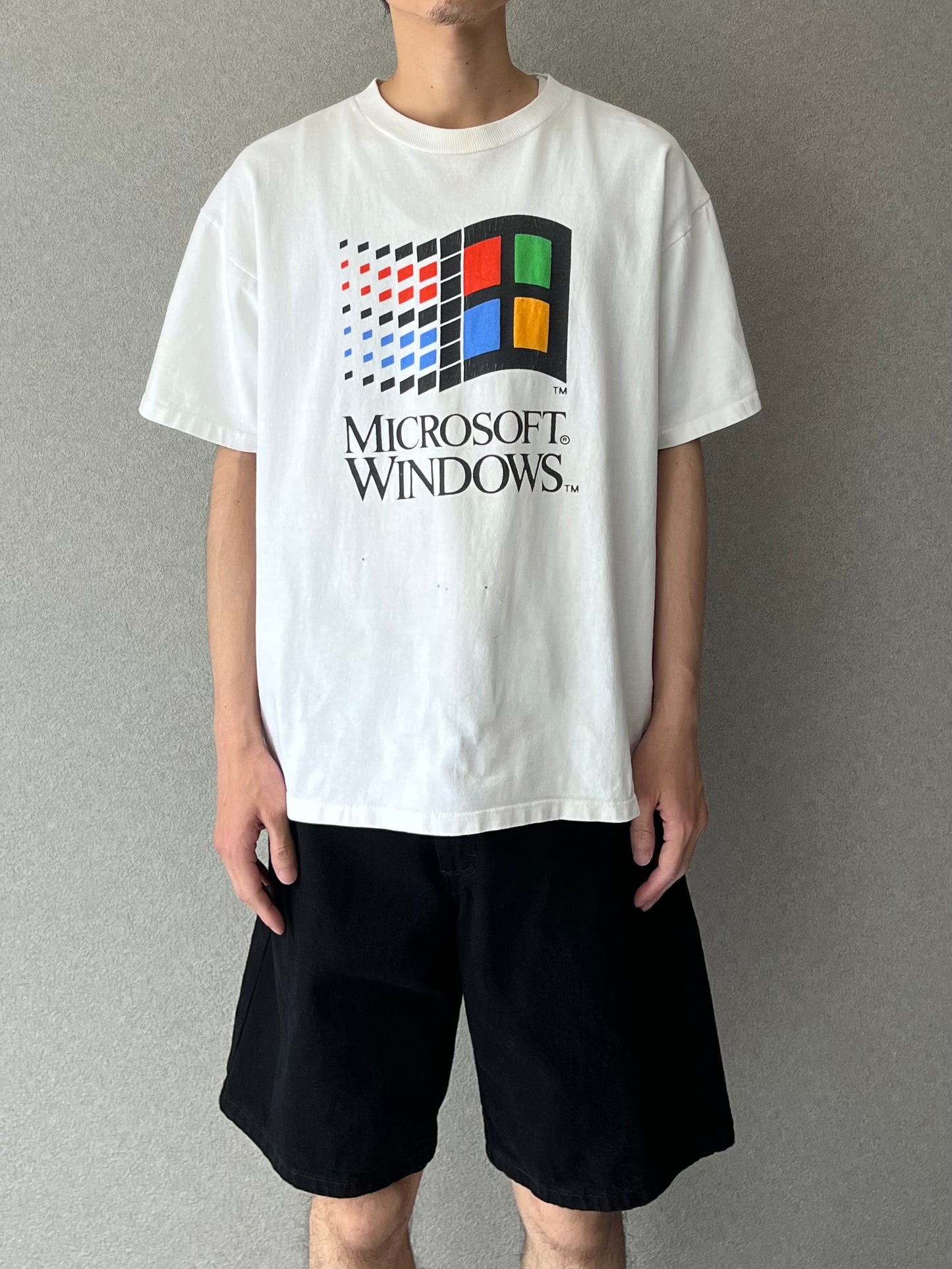 90's Microsoft Windows print t-shirt "Made in USA"
