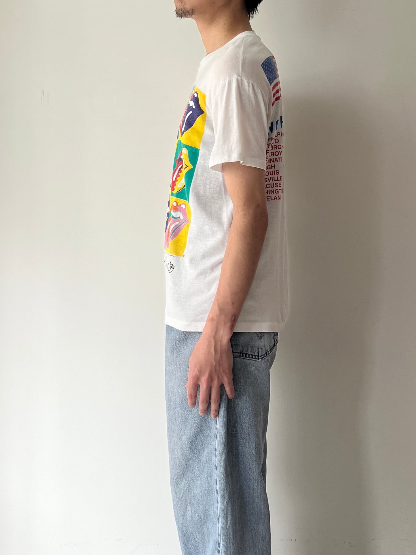 80's THE ROLLING STONES music t-shirt "Made in USA"