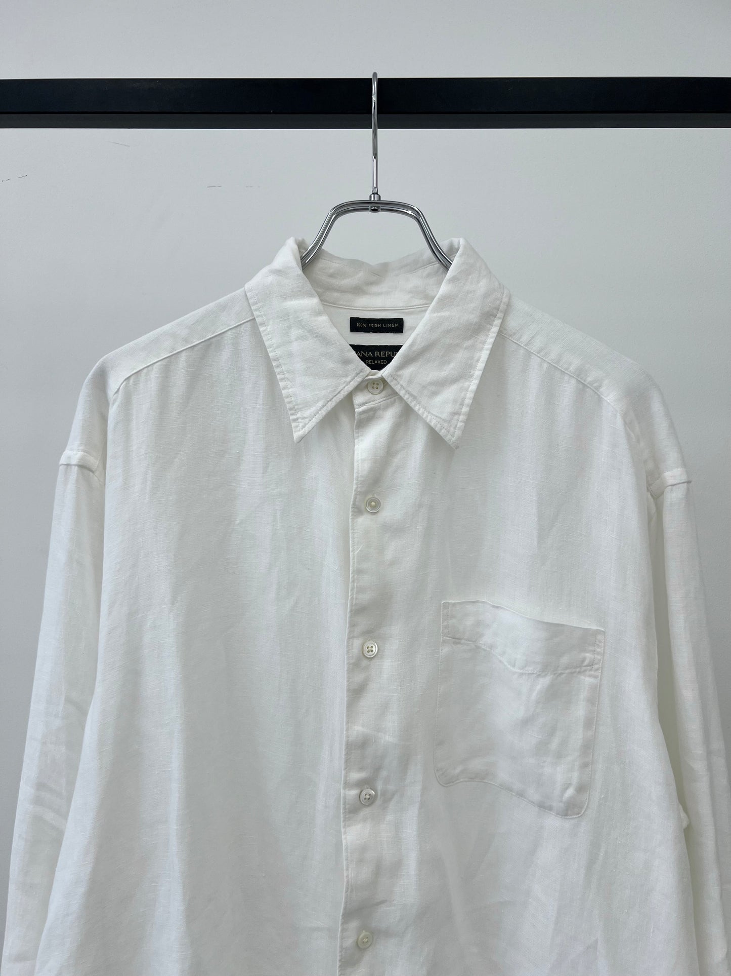 00's BANANA REPUBLIC linen shirt