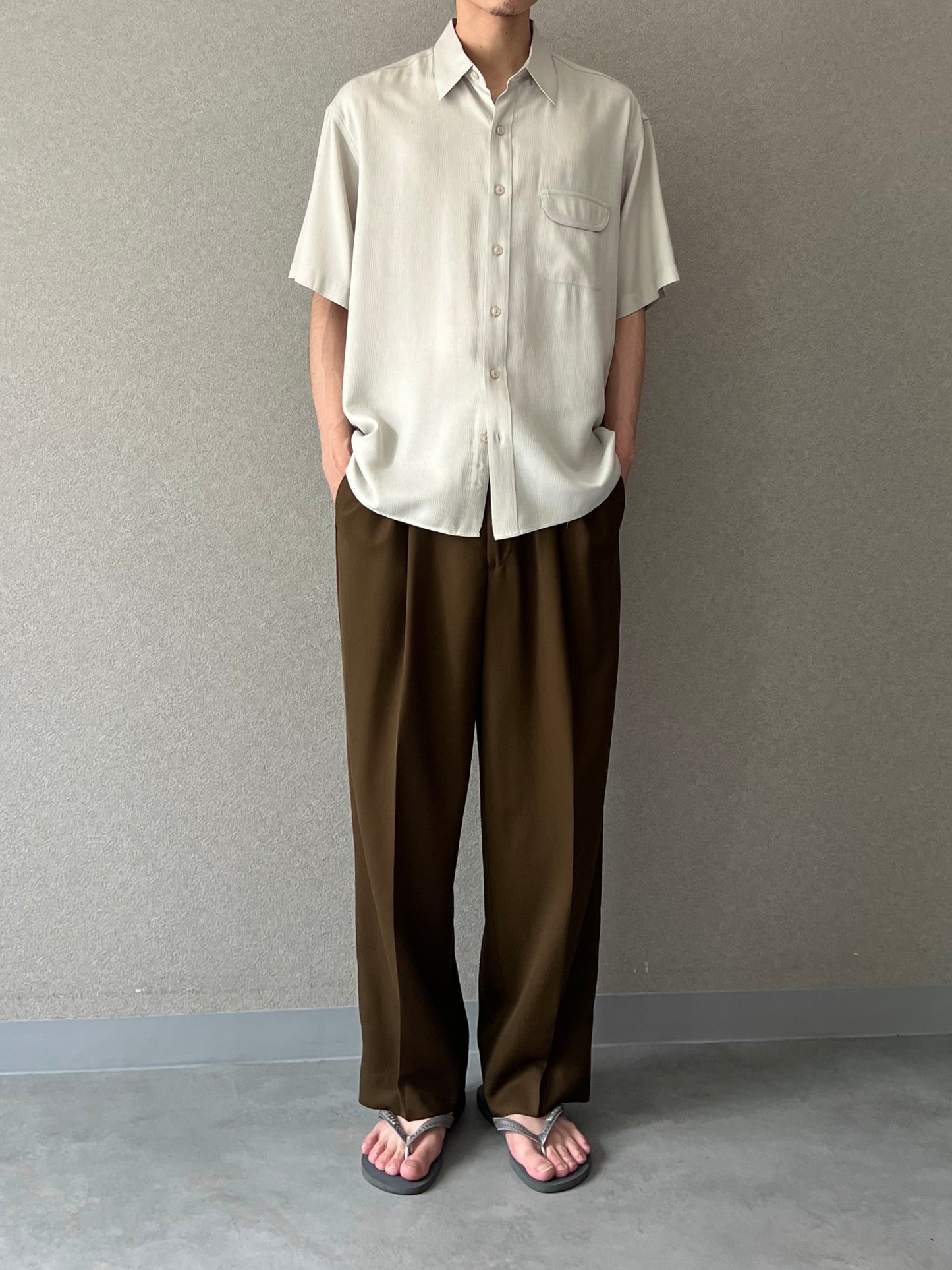 80's GIVENCHY wool slacks "Made in USA"