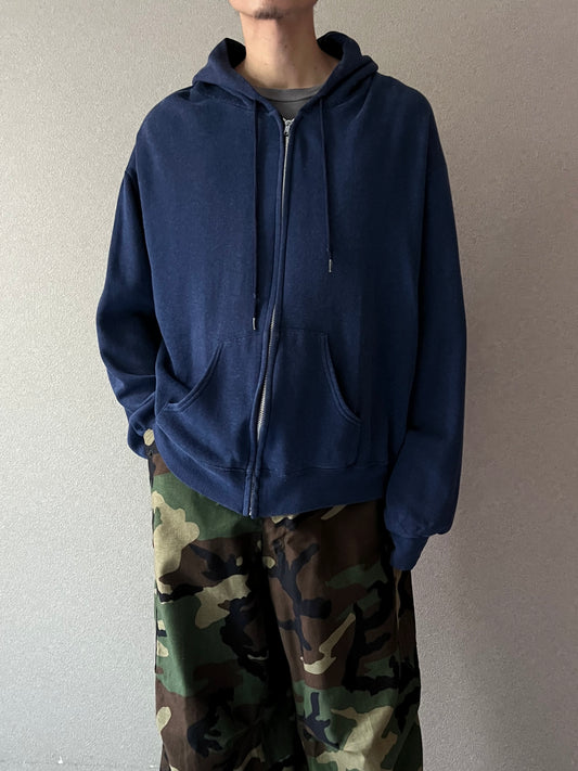 80's BW zip up sweat hoodie