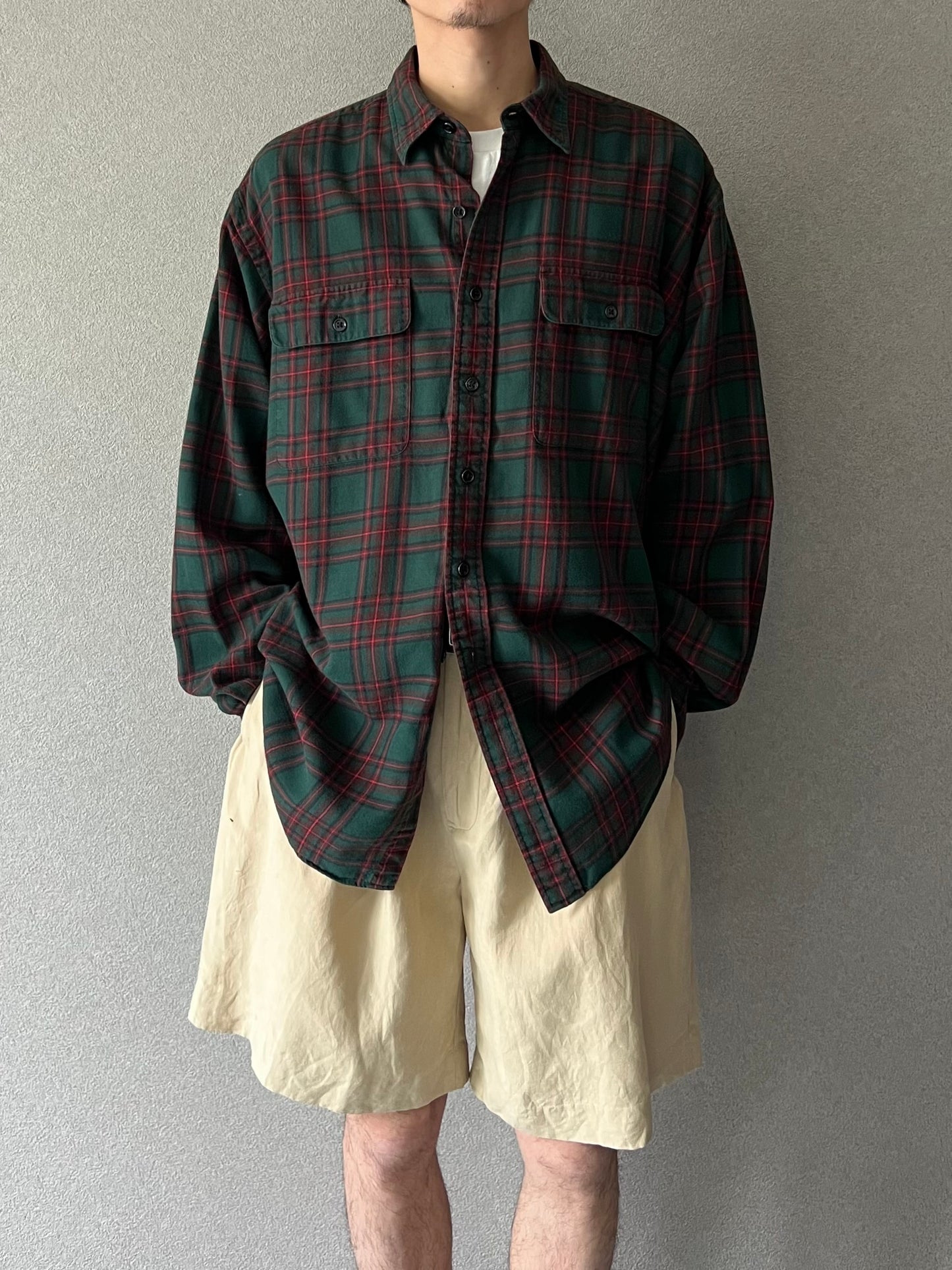 90's Polo Ralph Lauren cotton×wool shirt "WHITFEILD"