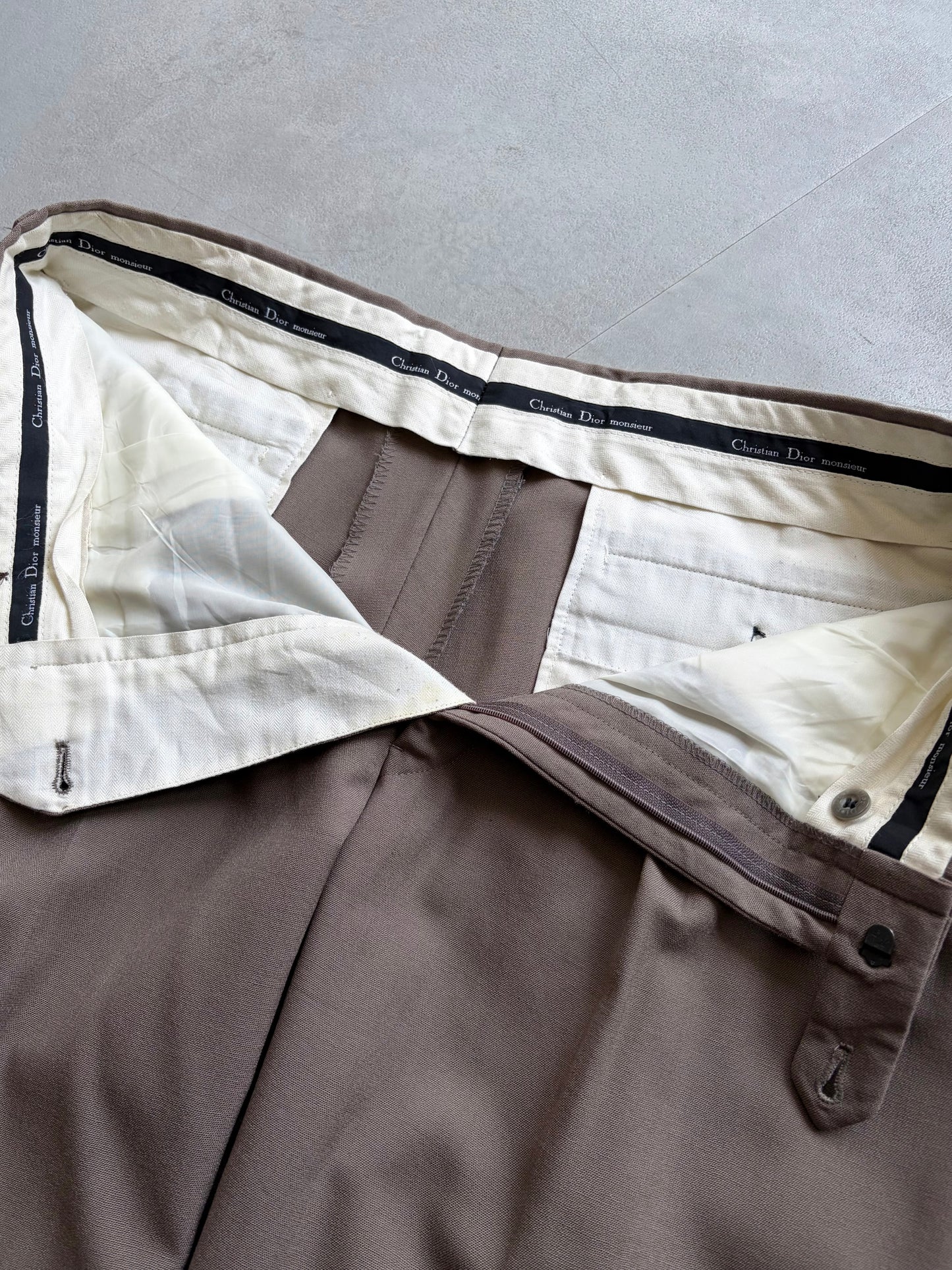 80's Christian Dior wool slacks