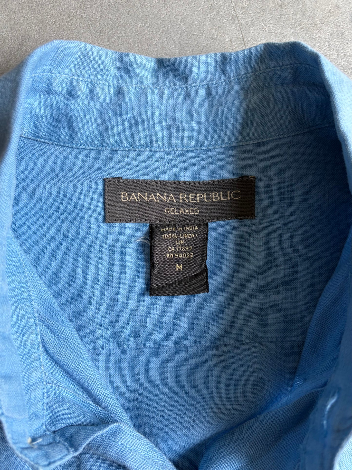 00's BANAN REPUBLIC linen shirt