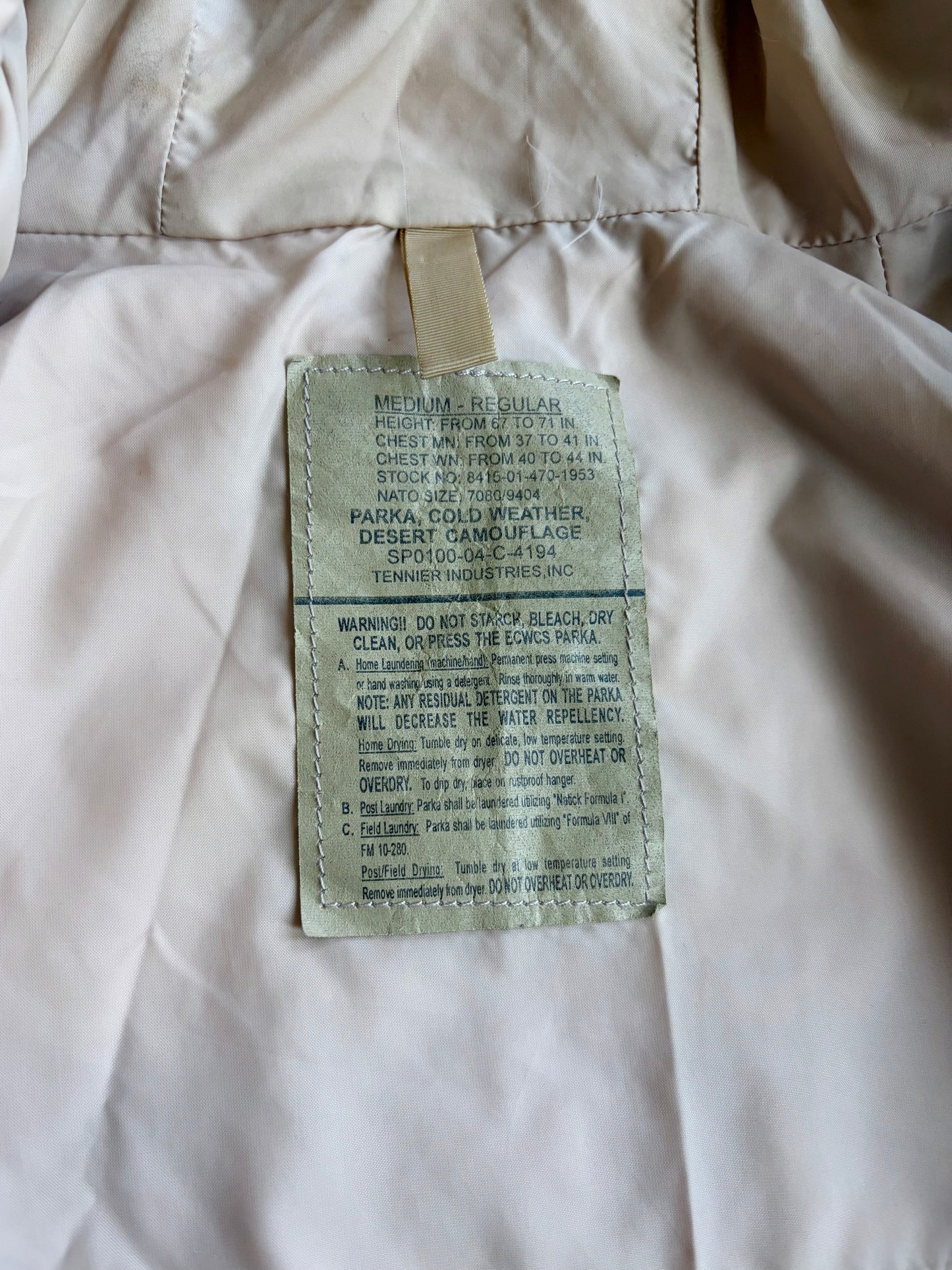 00's US.ARMY ECWCS GORE-TEX nylon jacket