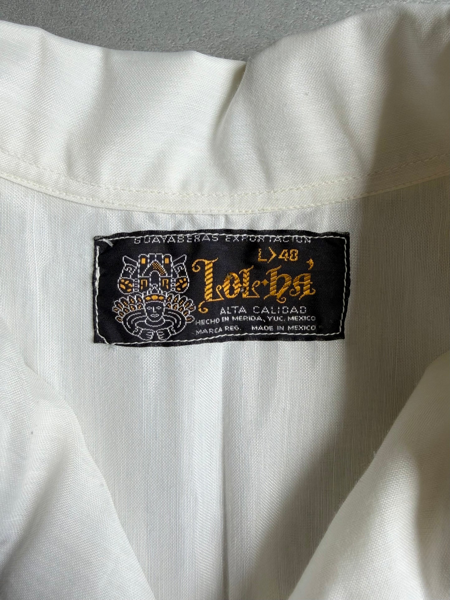 80's LOL BA guayabera shirt