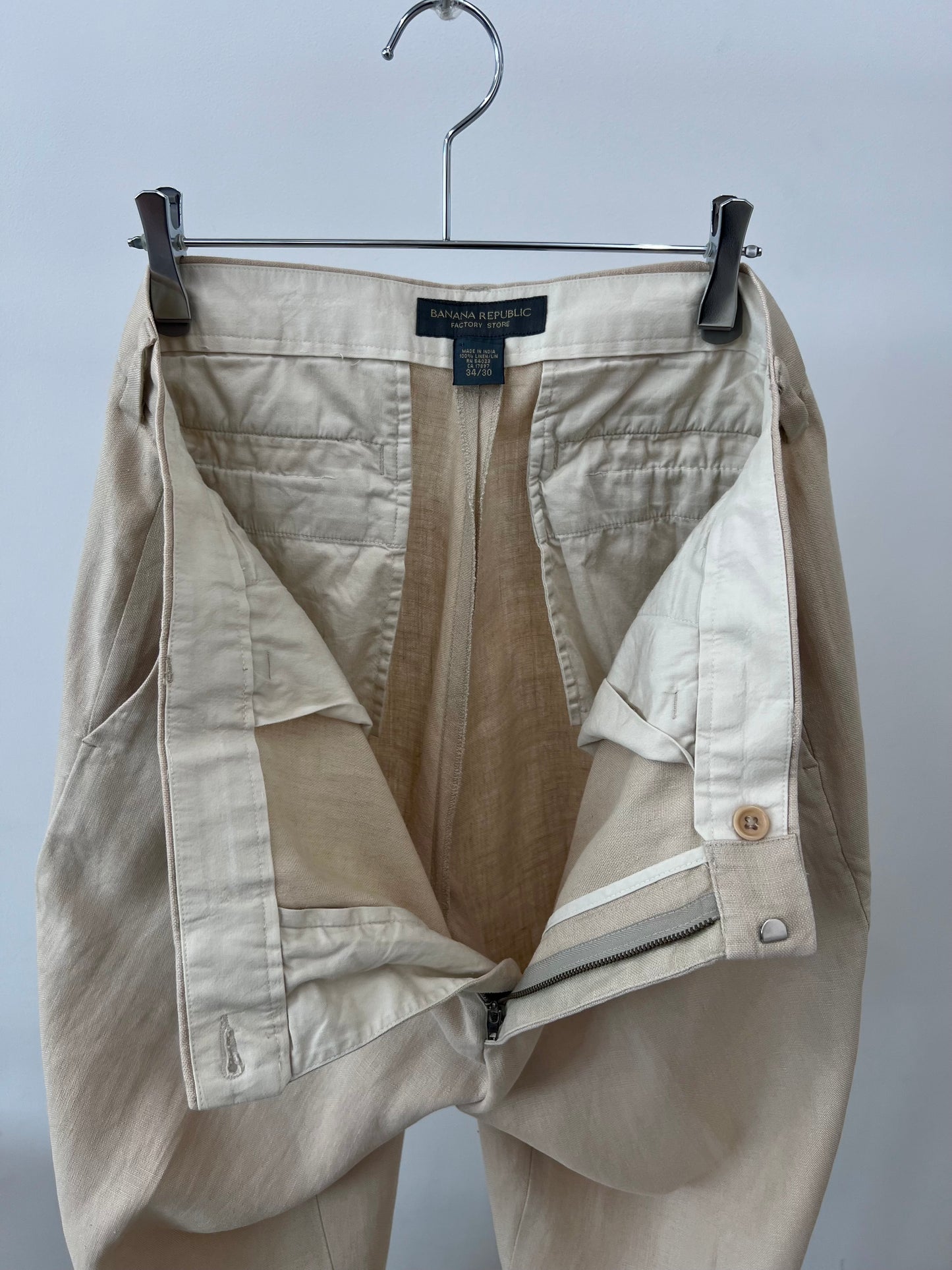 00's BANANA REPUBLIC linen slacks