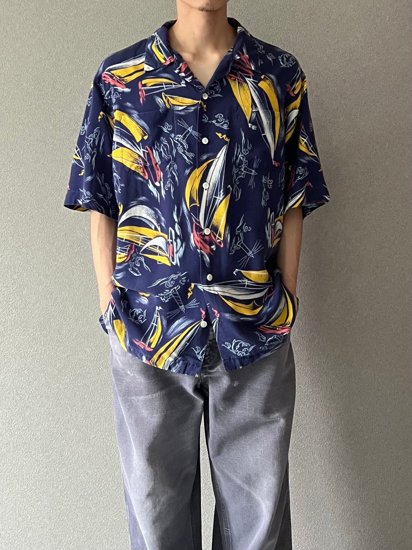 90's Polo Ralph Lauren open collar shirt