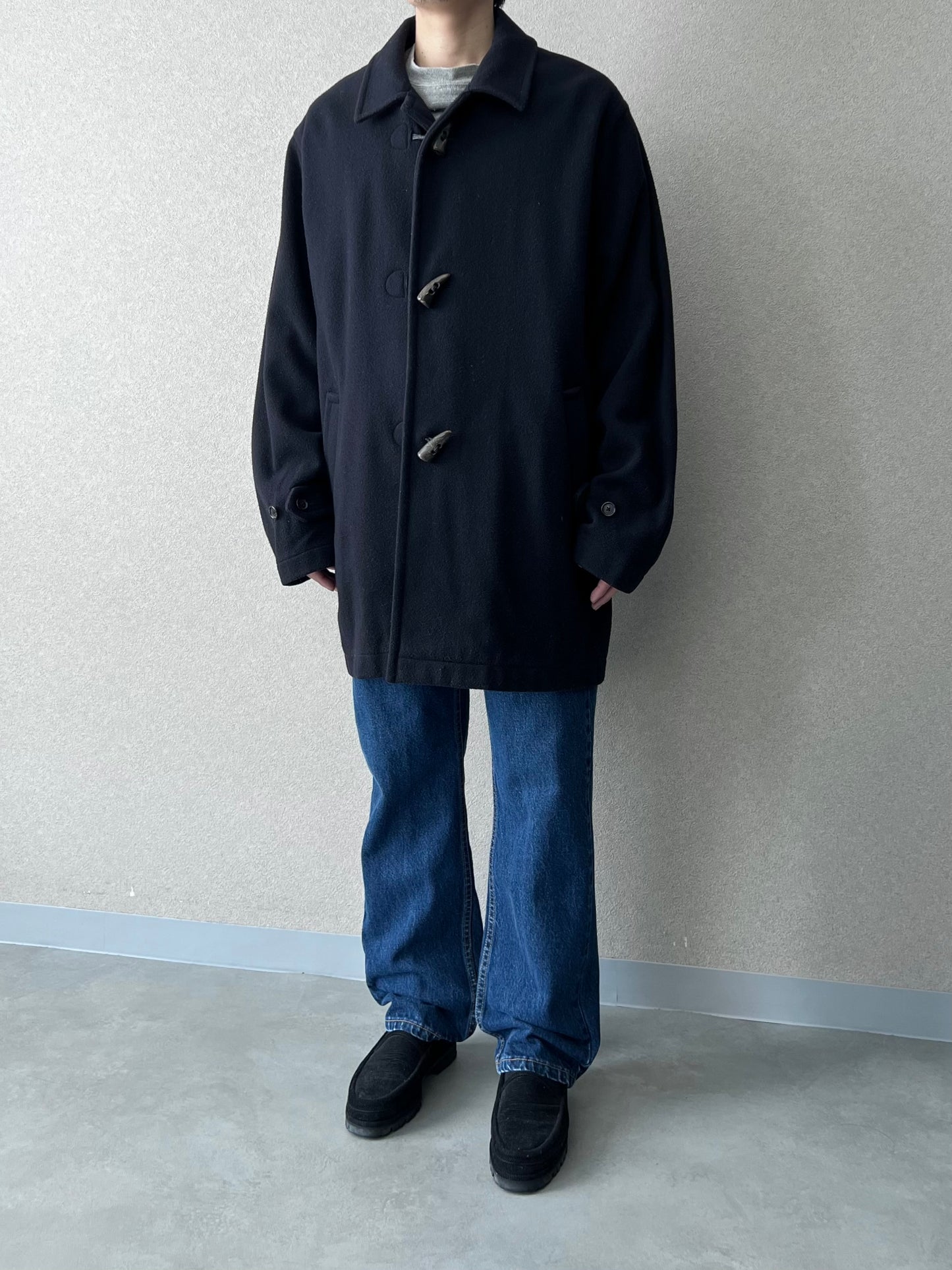 90's Polo Ralph Lauren wool half coat