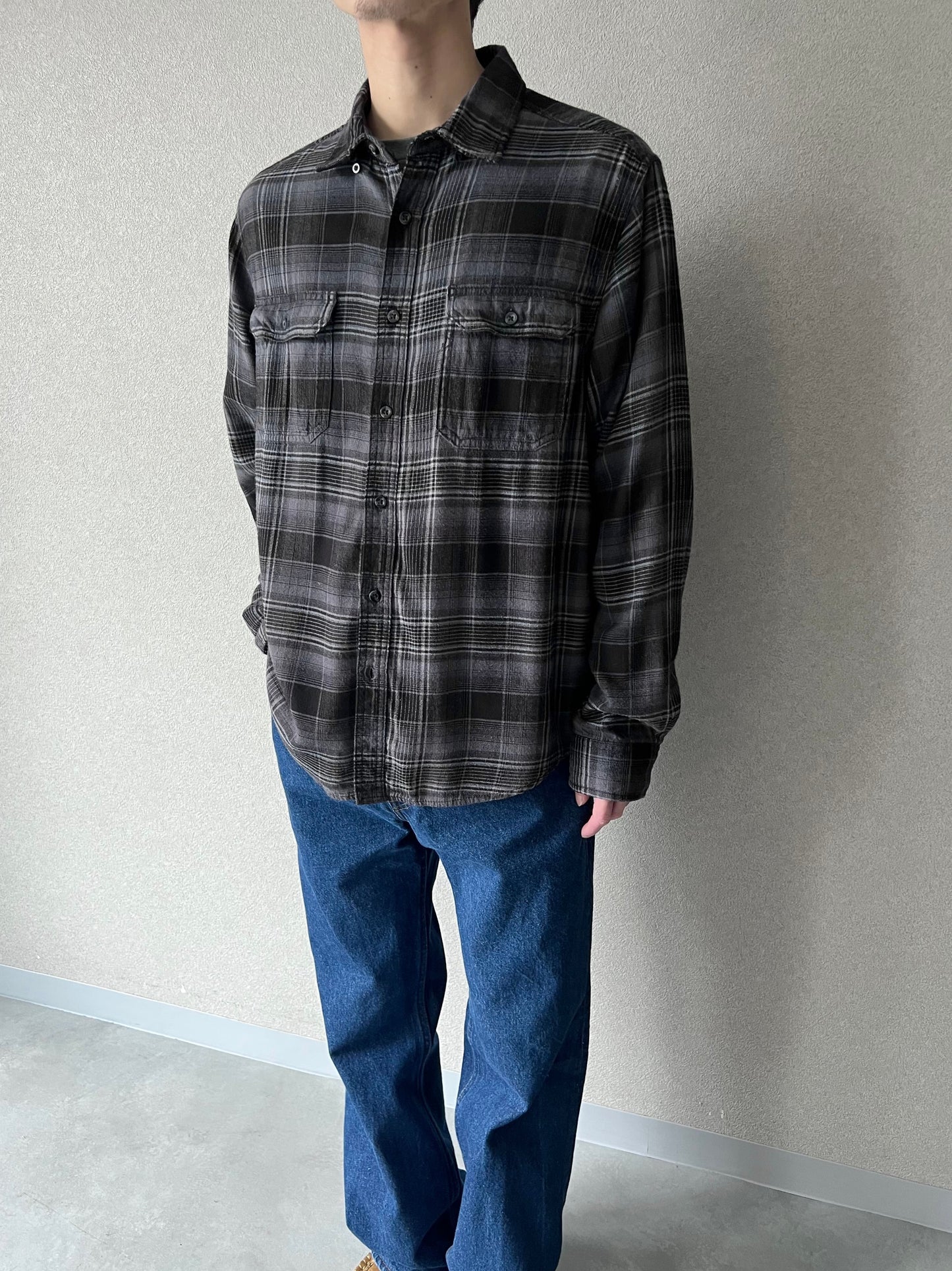 00's GEORGE flannel shirt