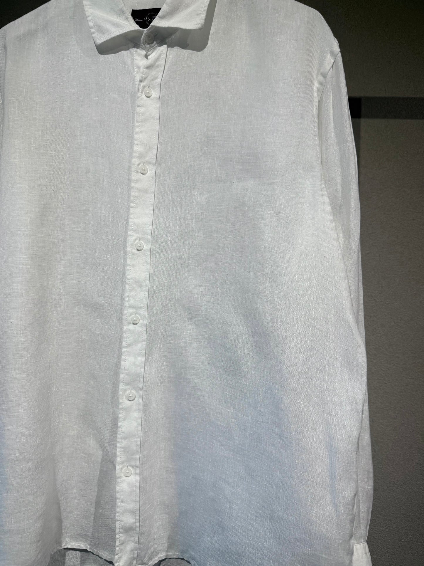 00's BLACK BROWN linen shirt