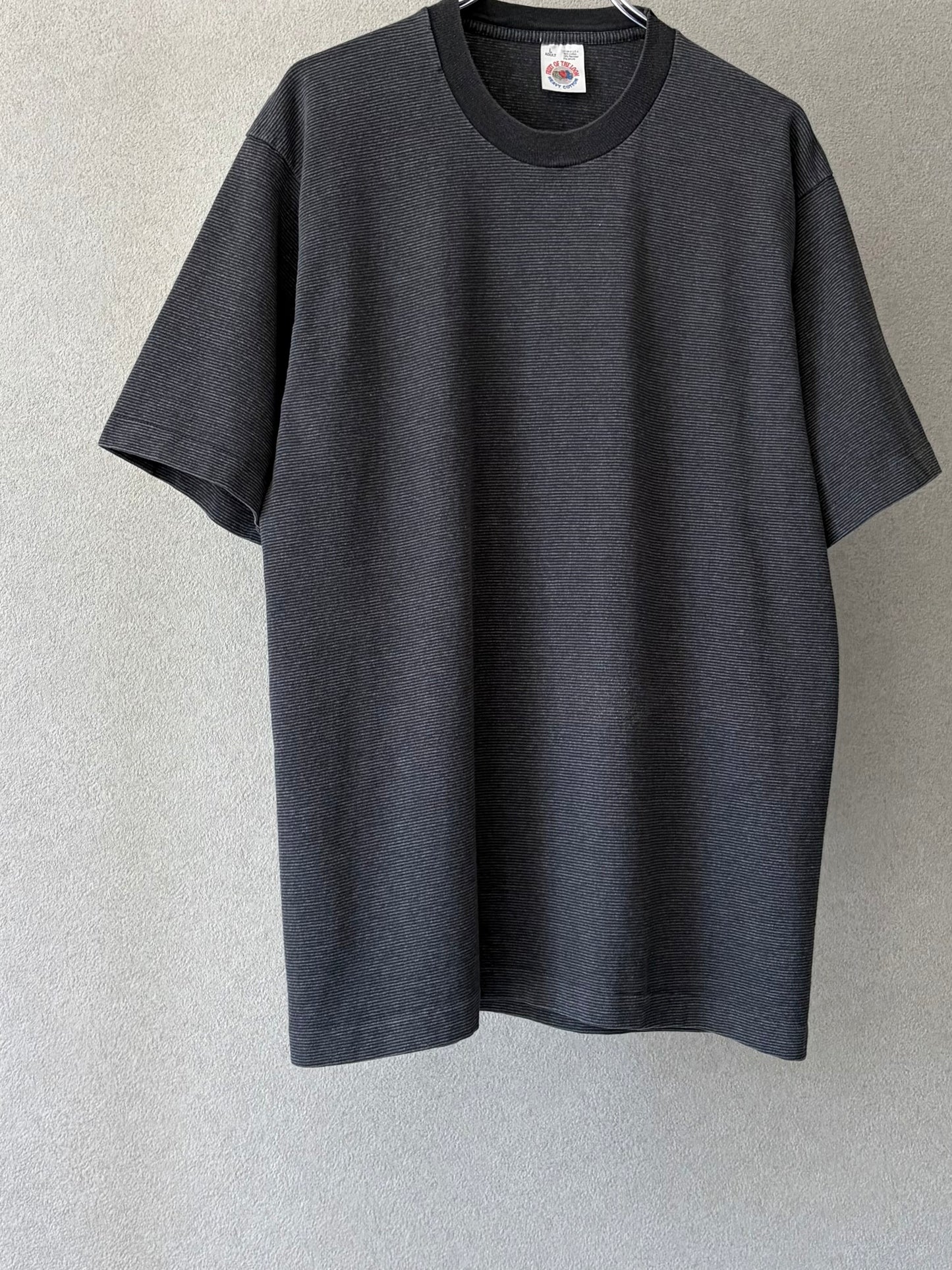 90's FRUIT OF THE LOOM border t-shirt "Made in USA"