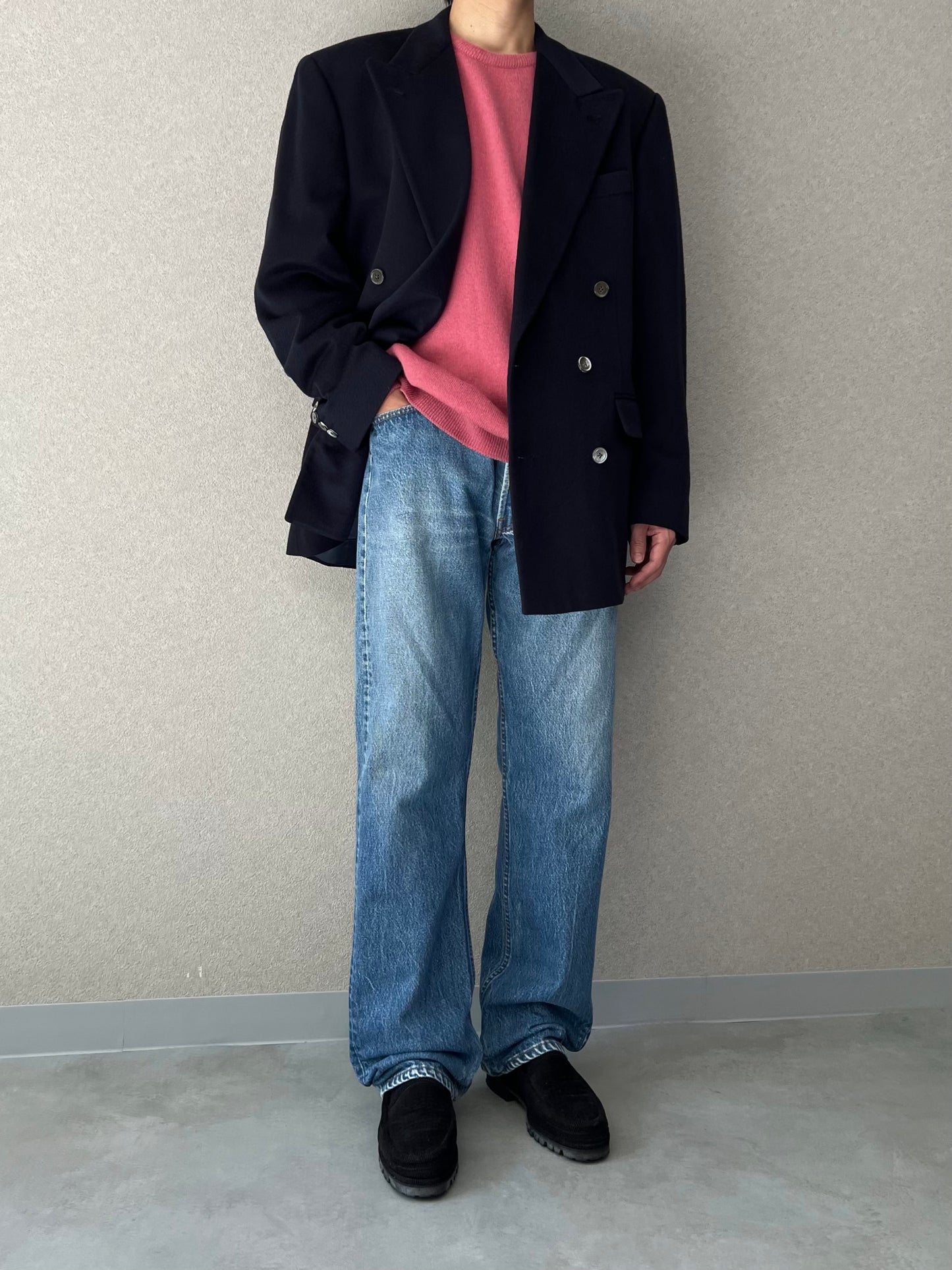 80's〜 Neiman Marcus cashmere tailored jacket "Made in USA"