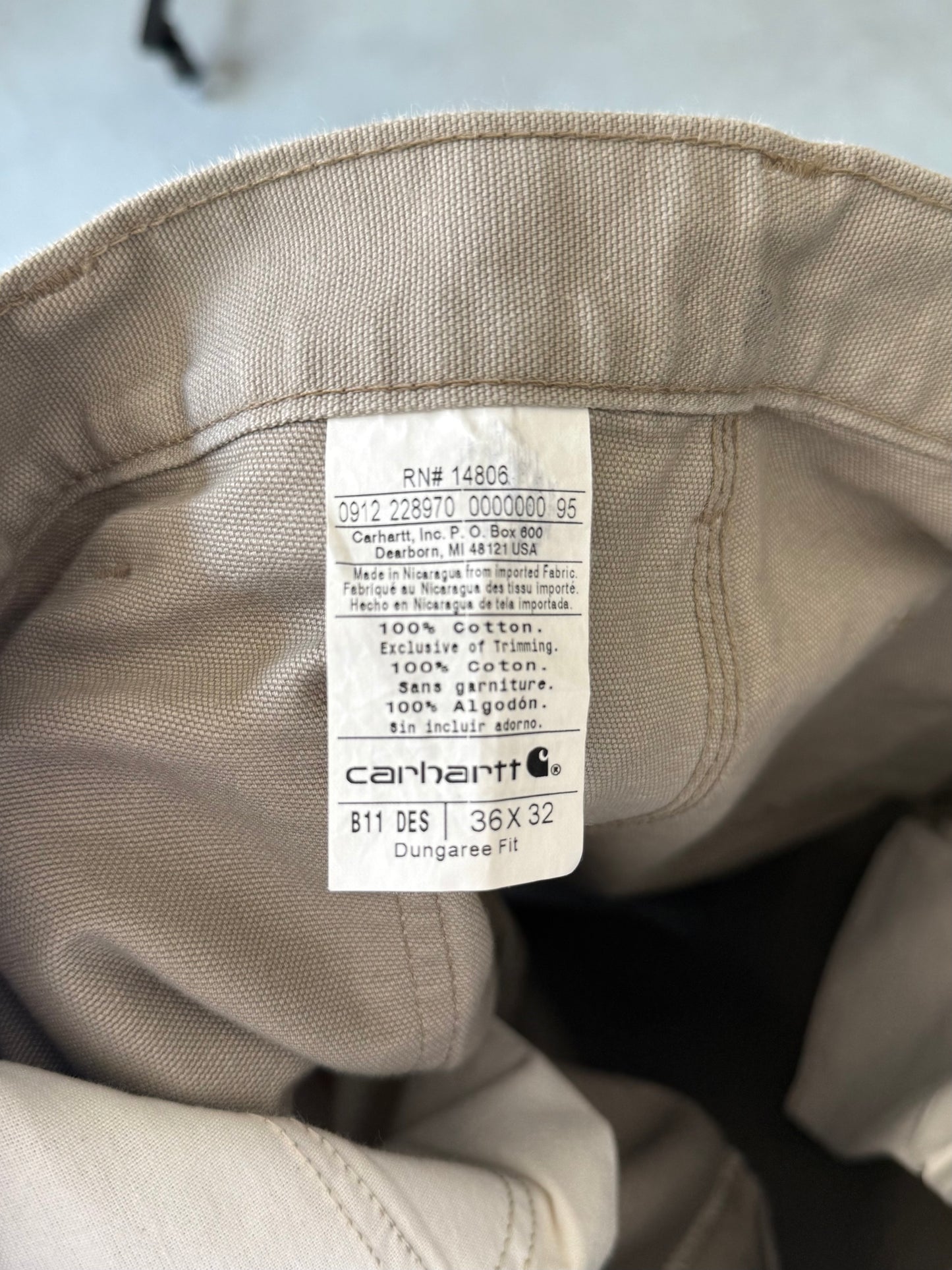 00's carhartt painter pants "DEAD STOCK"