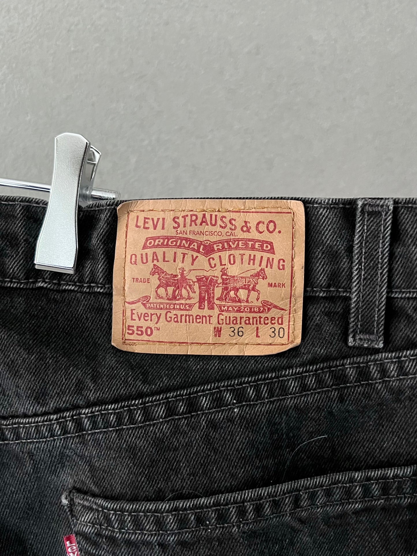 90's Levi's 550 denim pants ''Made in USA"
