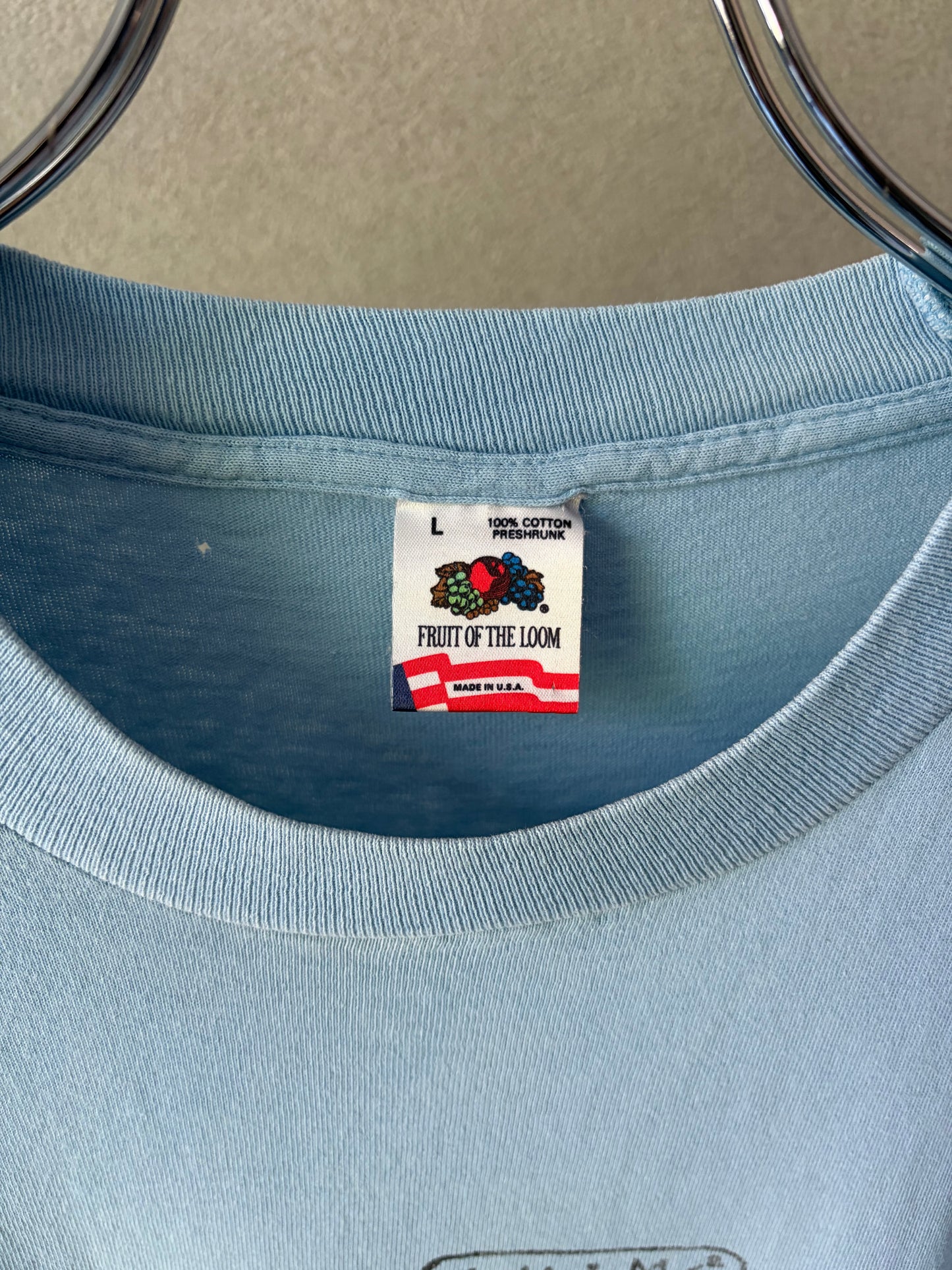 90's UNKNOWN print t-shirt "Made in  USA"