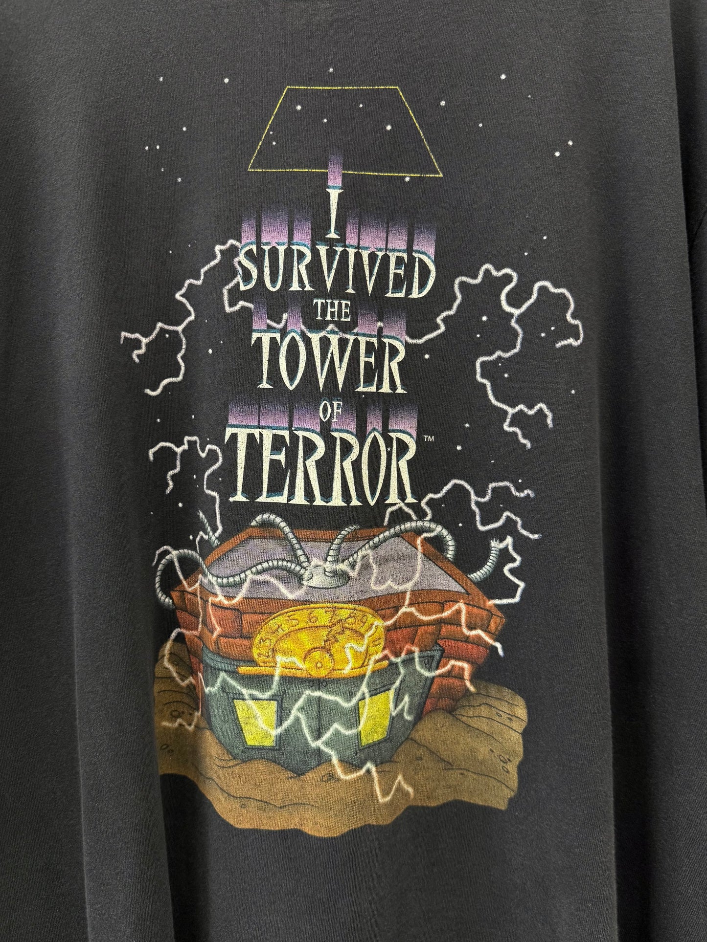90's Disney TOWER OF TERROR t-shirt "Made in USA"