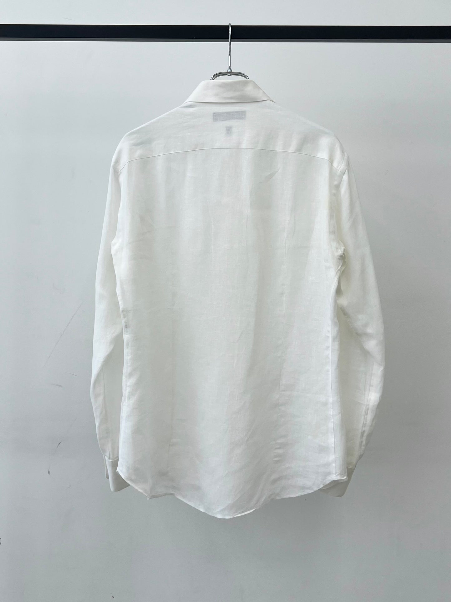 00's Salvatore Ferragamo linen shirt "Made in ITALY"