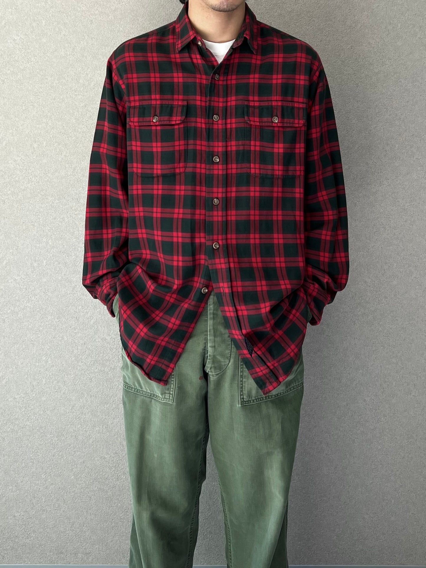 80's〜 POLO COUNTRY flannel shirt