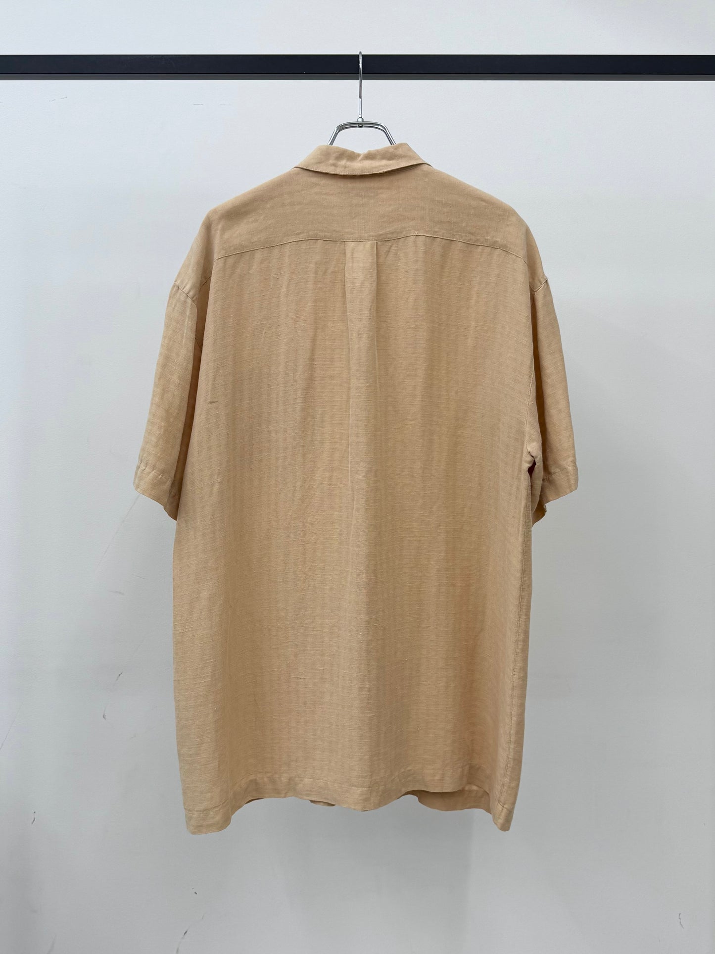 90's Norm Thompson silk × linen shirt