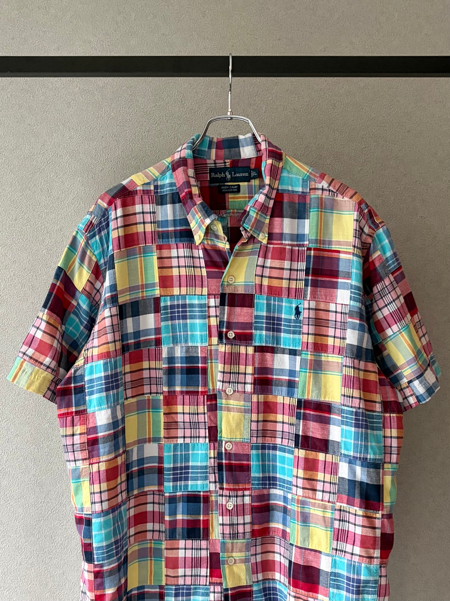 90's Polo Ralph Lauren open collar shirt "ANDY CAMP"