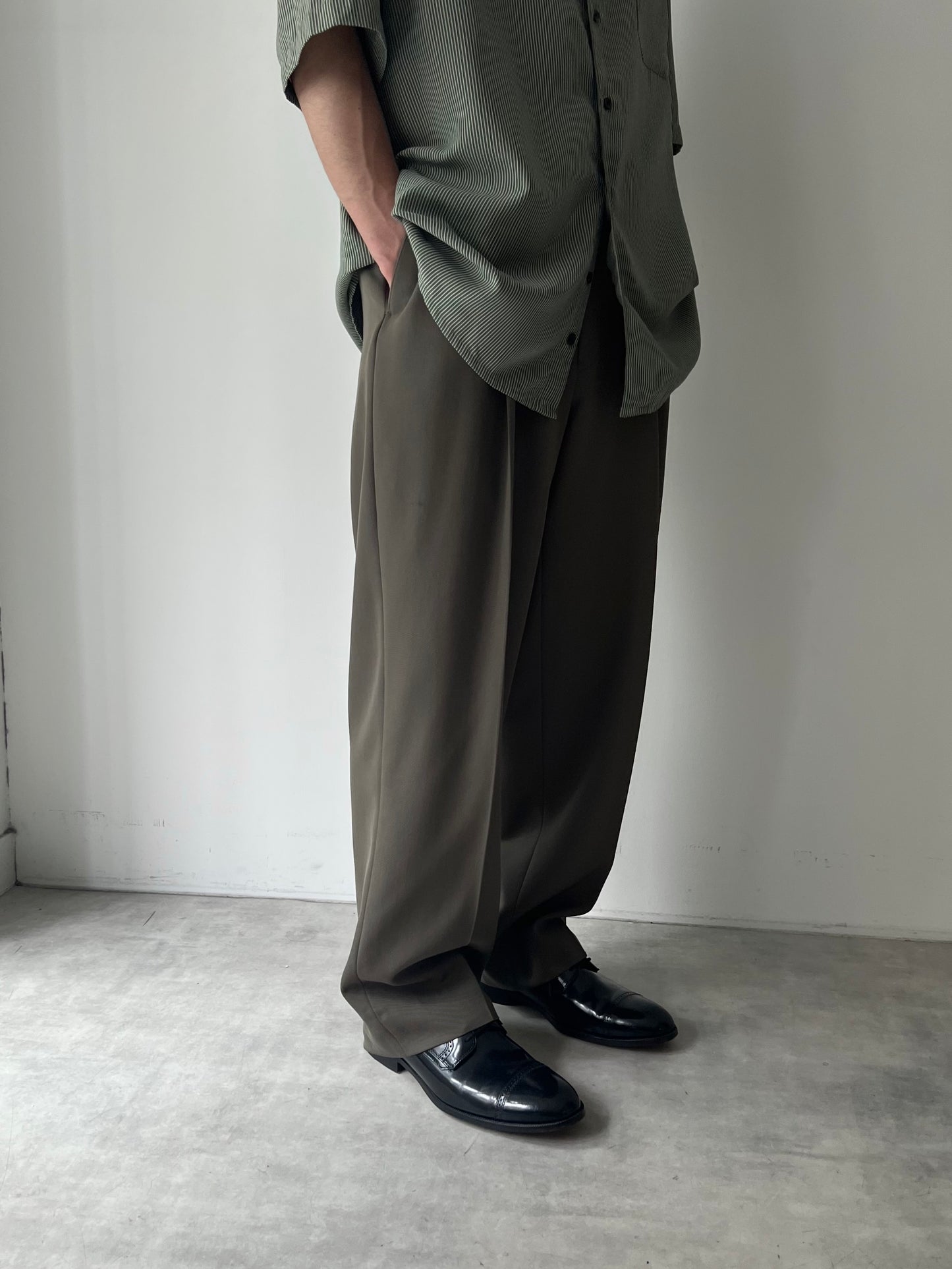 00's PRONT-UOMO wool slacks