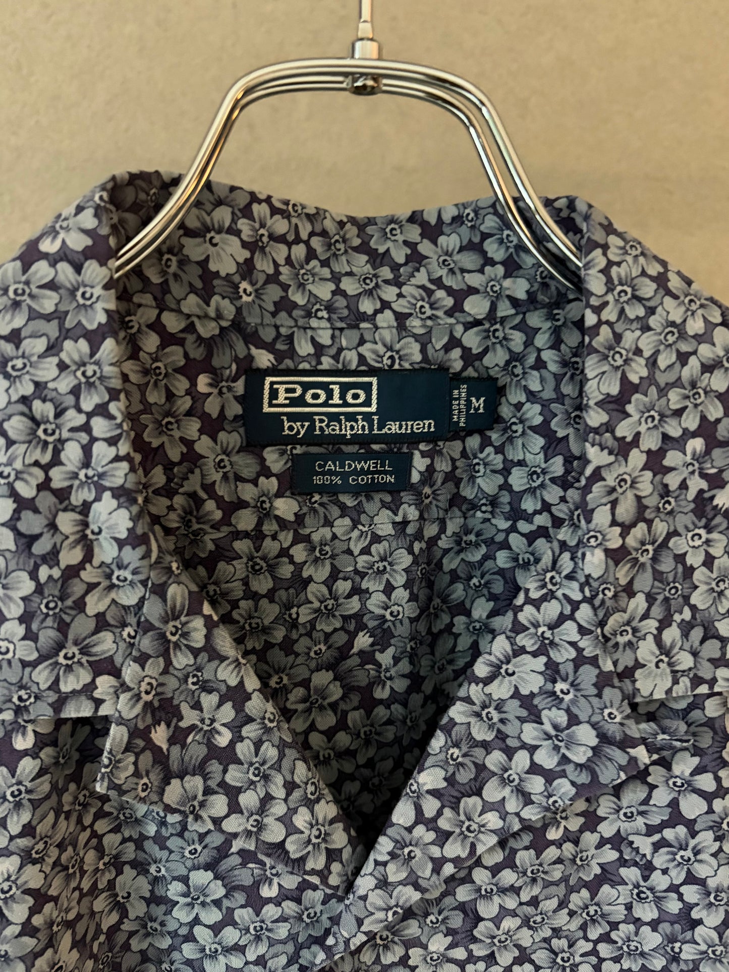 90's Polo Ralph Lauren open collar shirt "CALDWELL"