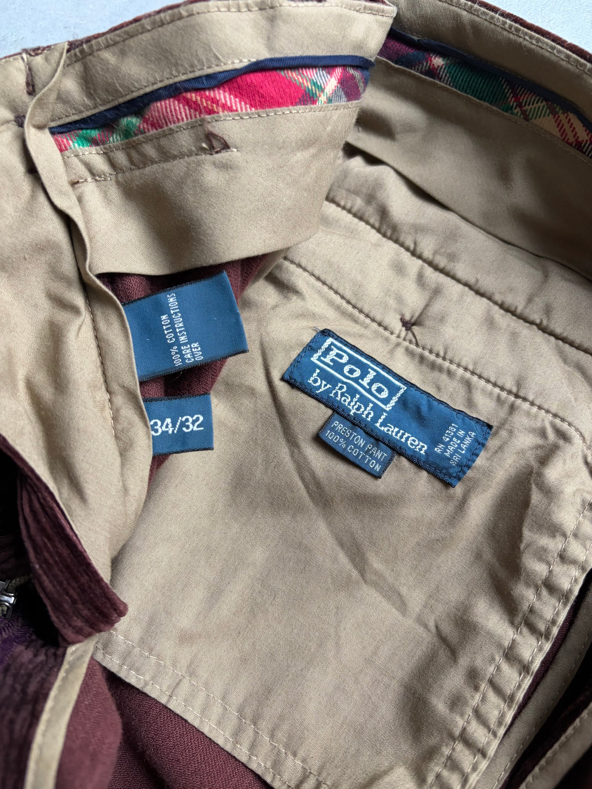 00's Polo Ralph Lauren corduroy pants