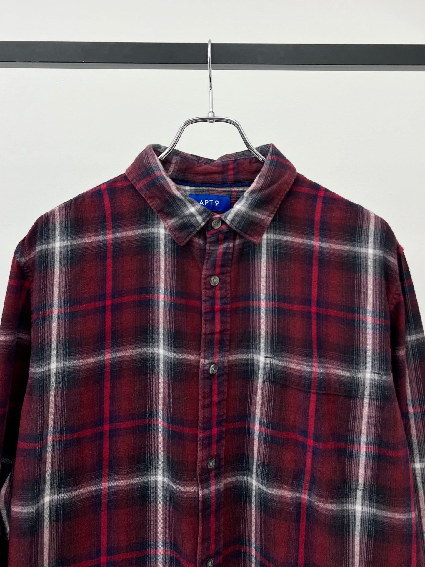 00's APT.9 flannel shirt