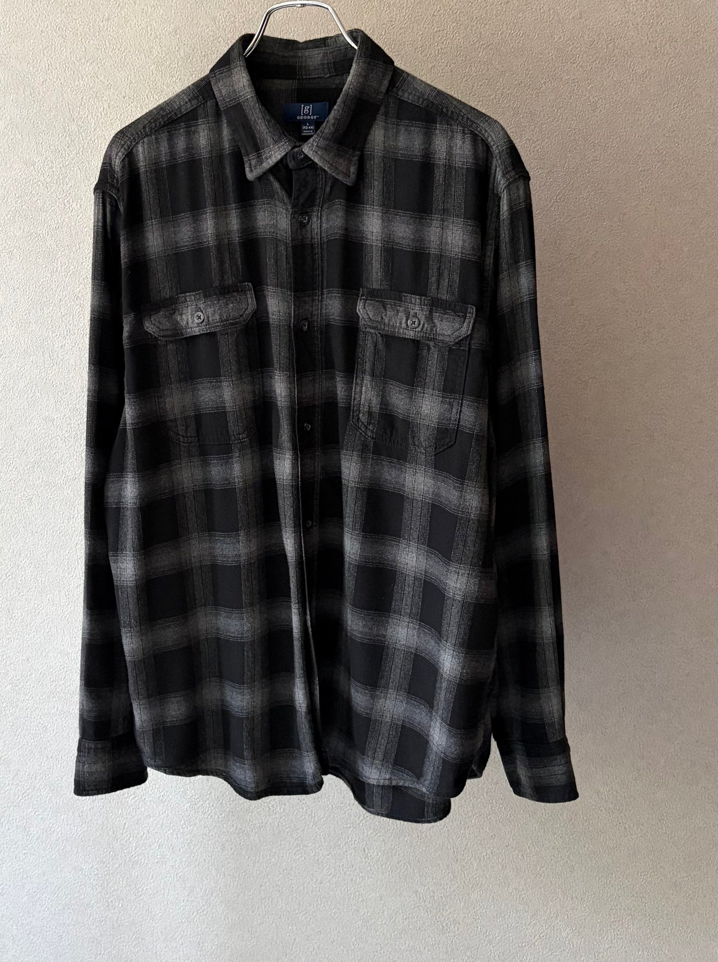 10's GEORGE light flannel shirt