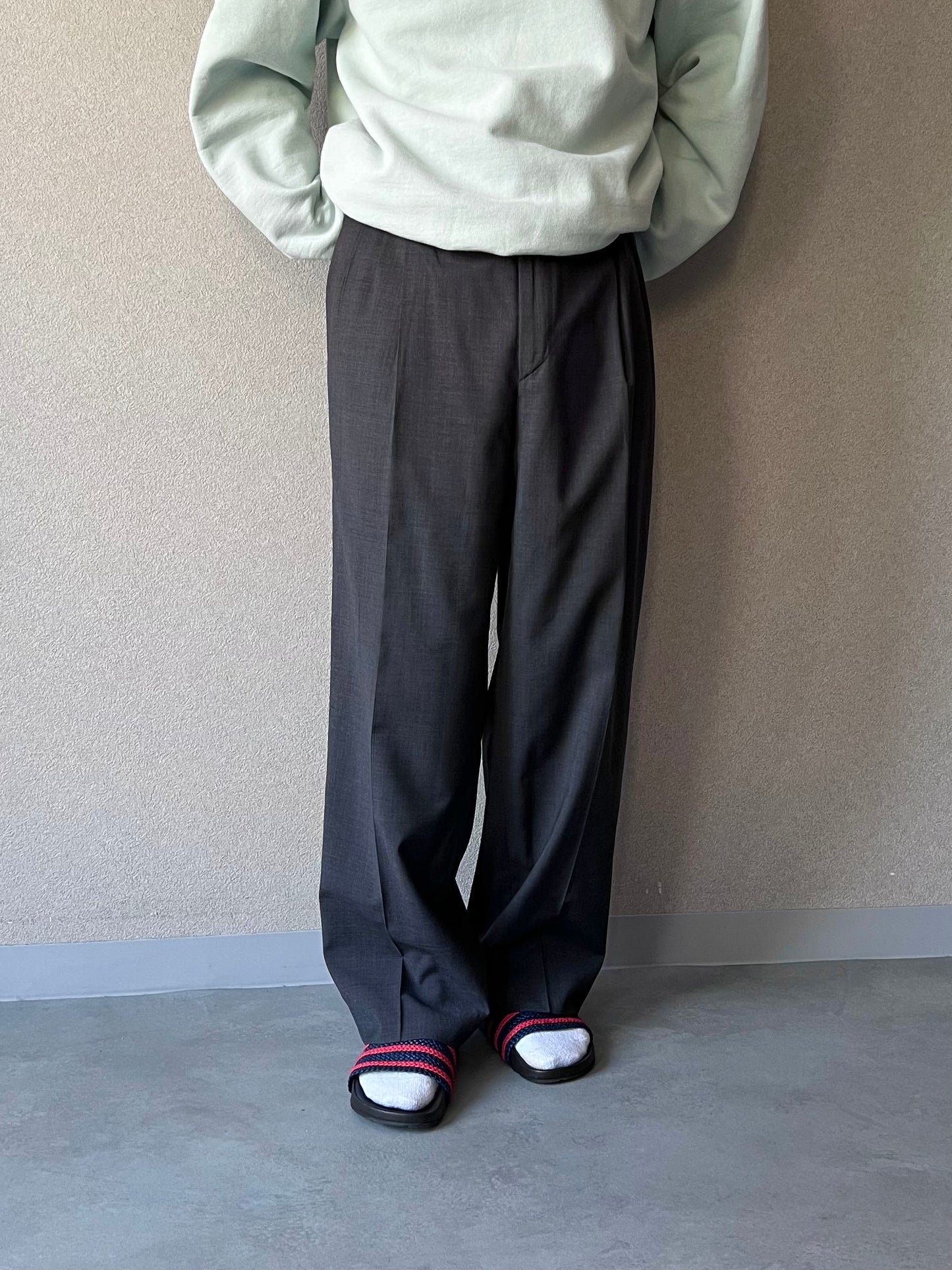90's Zanella wool slacks "Made in ITALY"