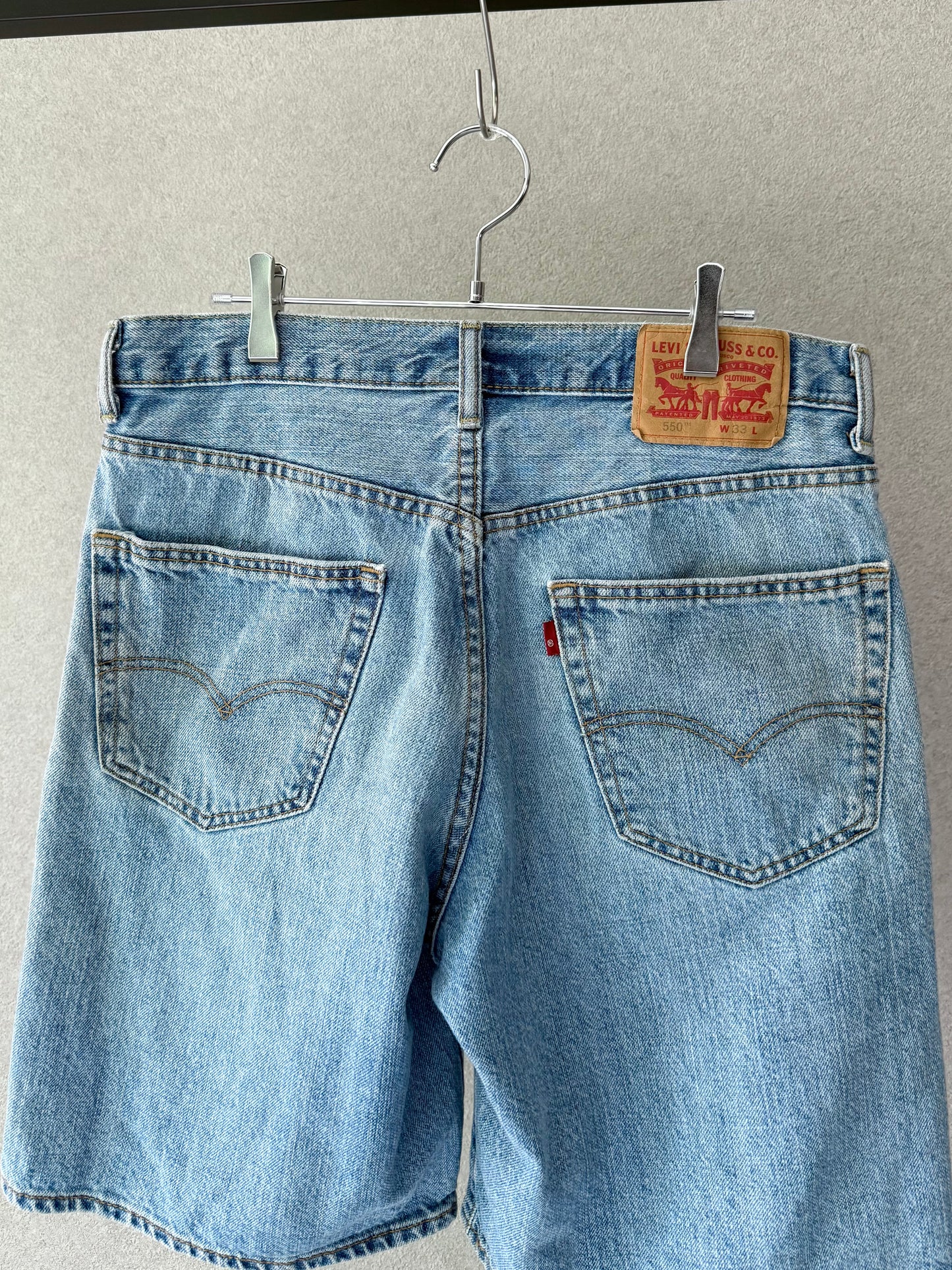 00's Levi's 550 denim shorts