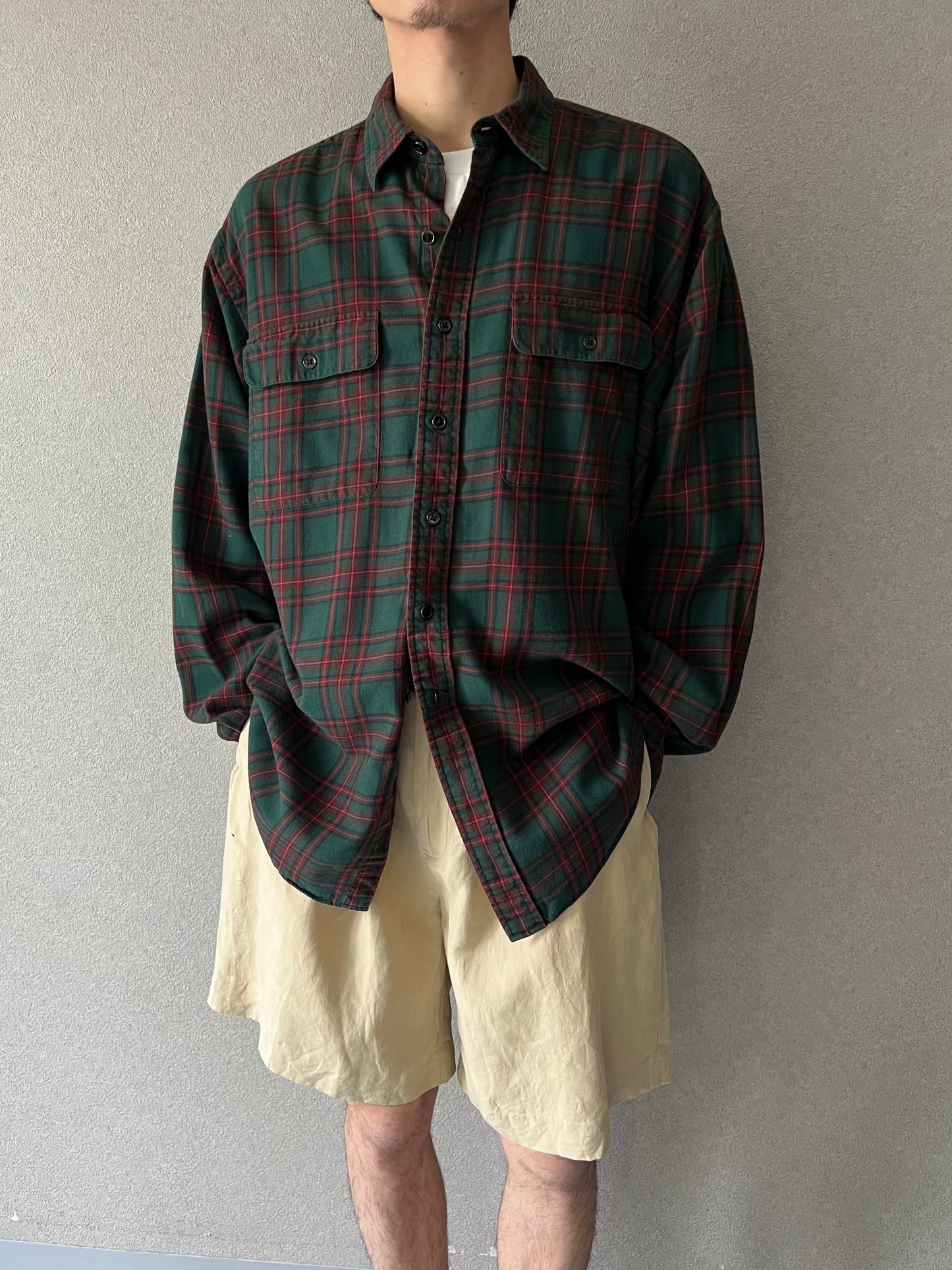 90's Polo Ralph Lauren cotton×wool shirt "WHITFEILD"