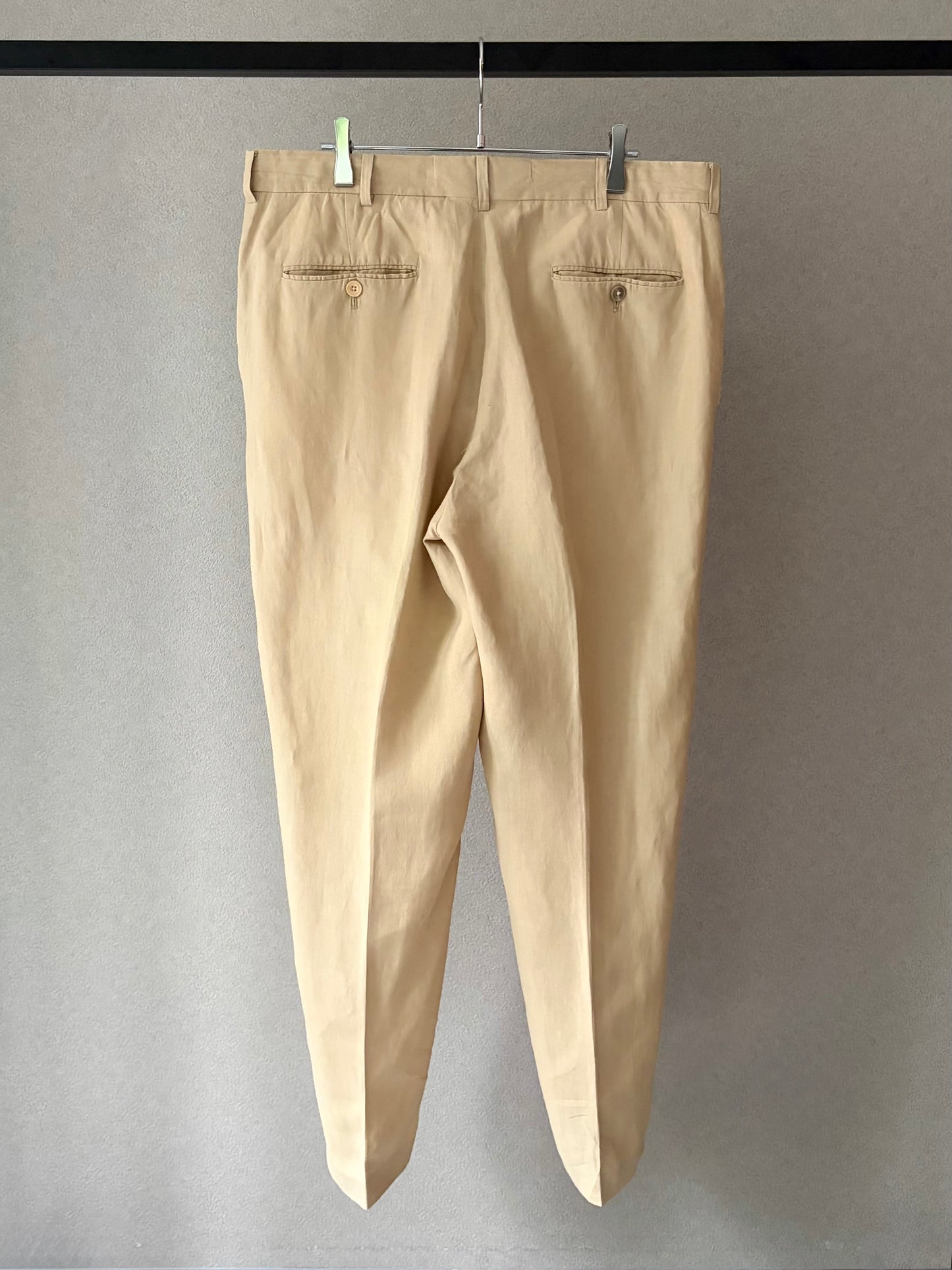 00's Polo Ralph Lauren linen×silk slacks