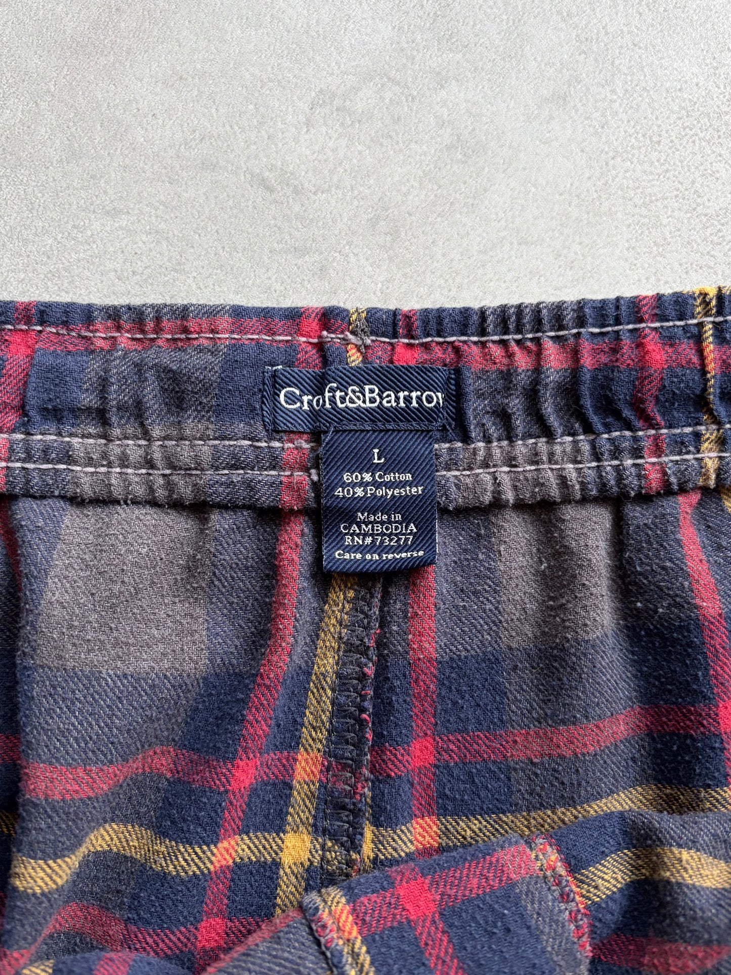 00's croft&barrow flannel pants