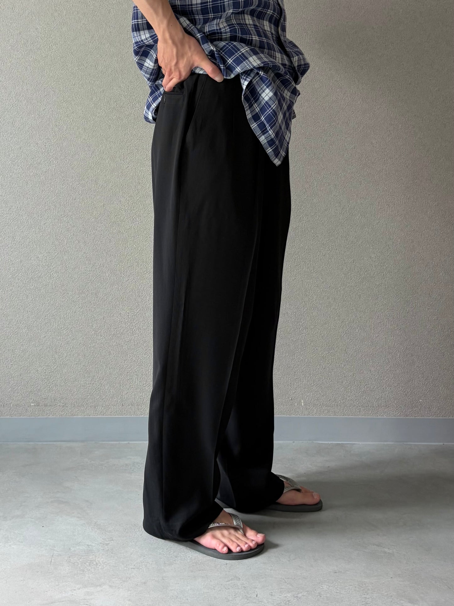 90's Lucca Naturale wool slacks "Made in ITALY"