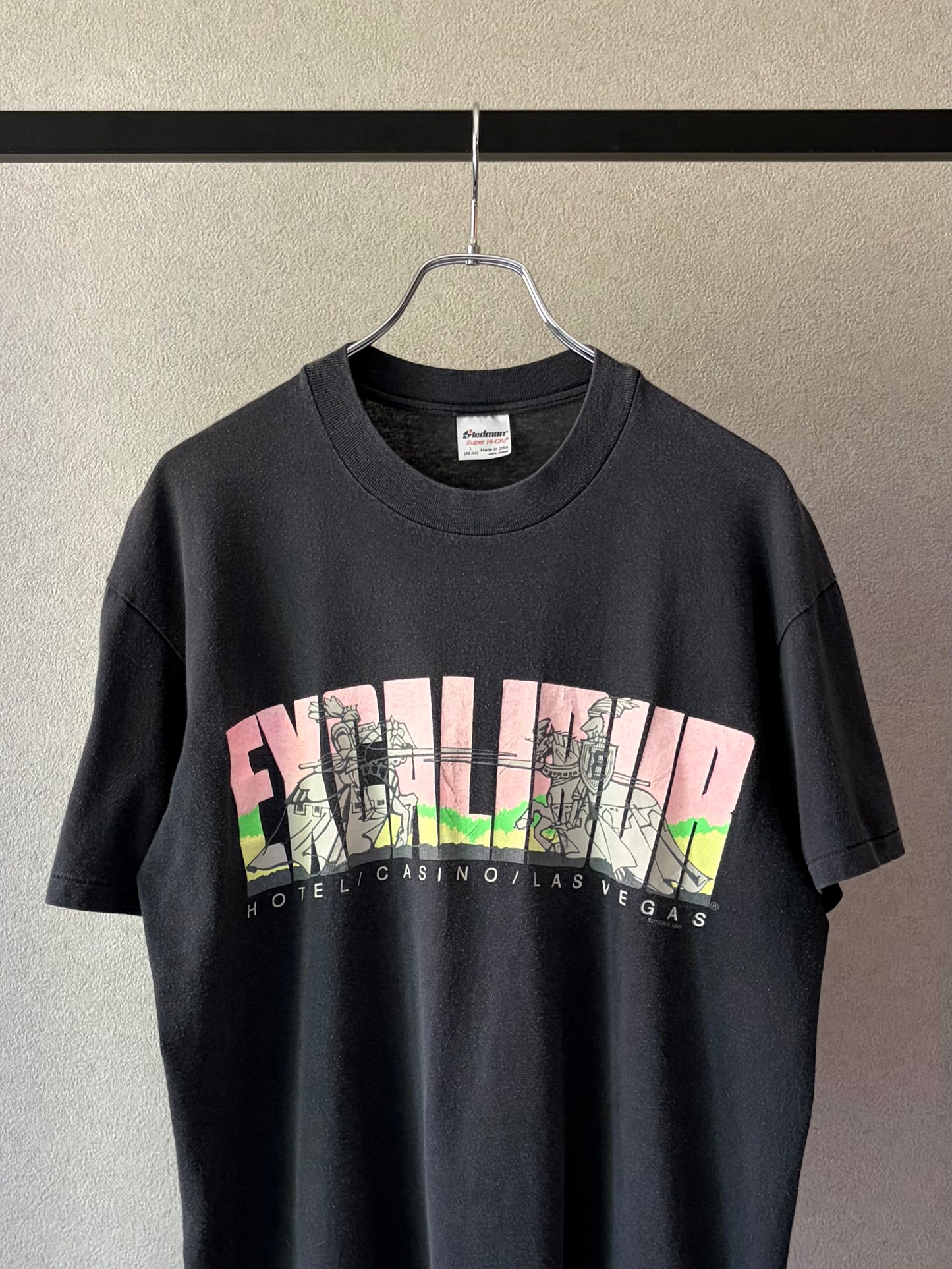 80's EXCALIBUR HOTEL corporate t-shirt "Made in USA"