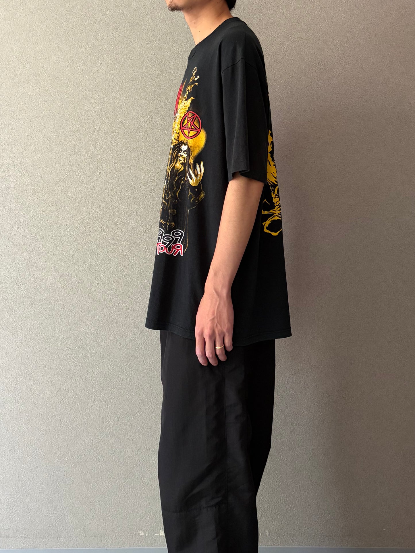 90's KORN × ROB ZOMBIE music t-shirt "Made in USA"