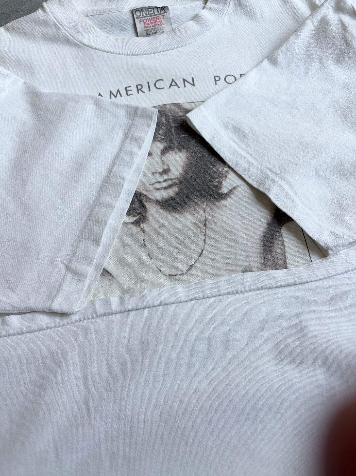 90's JIM MORRISON music t-shirt "Made in USA"