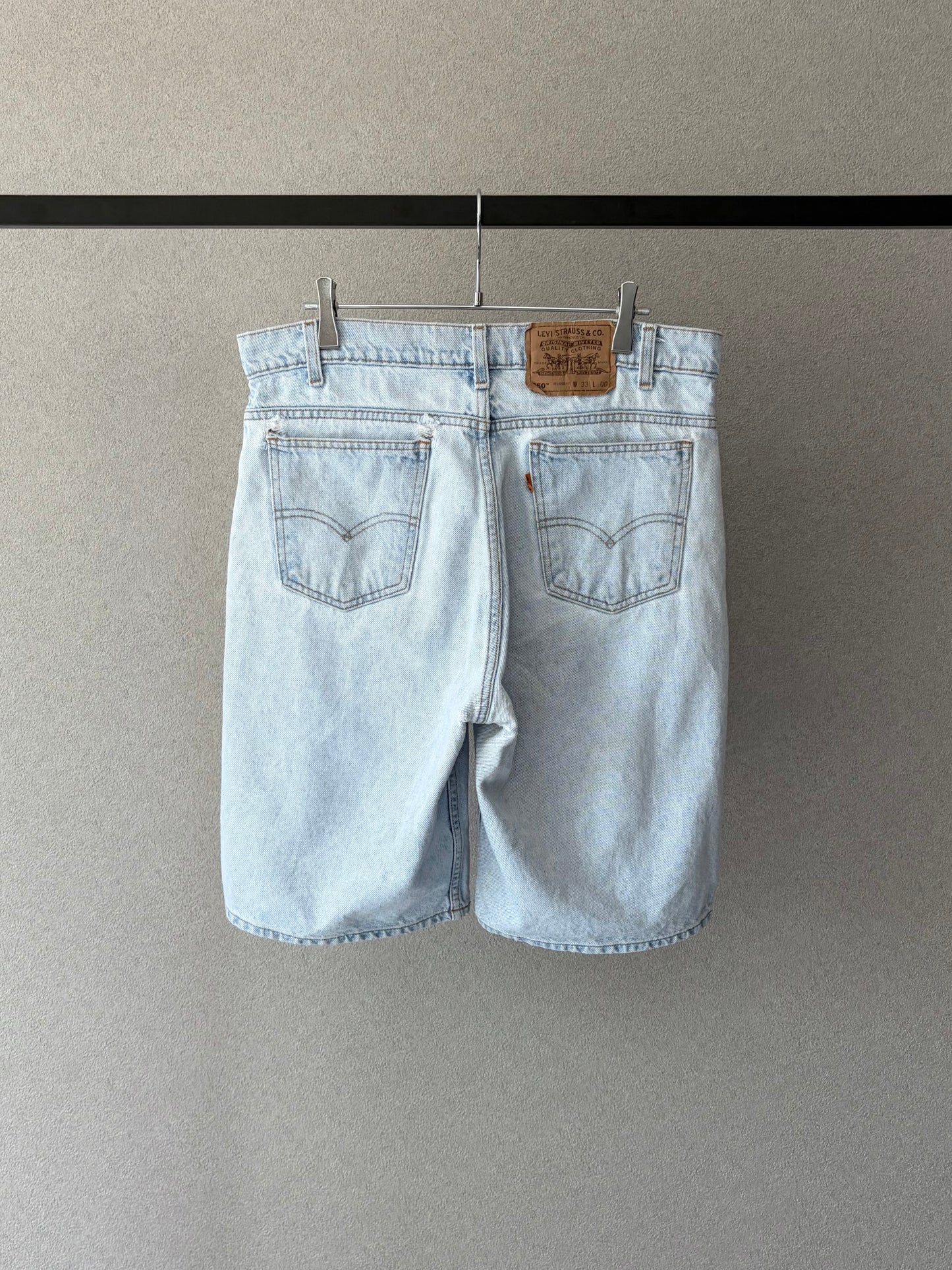 90's Levi's 550 denim shorts