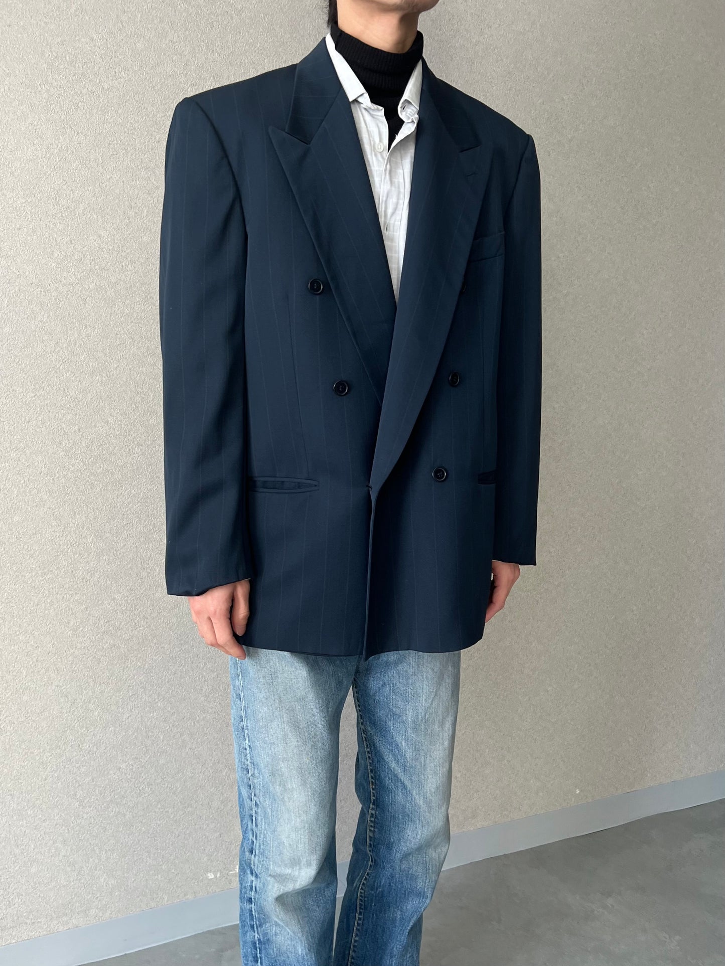90's MANI × Neiman Marcus tailored jacket "Made in ITALY"