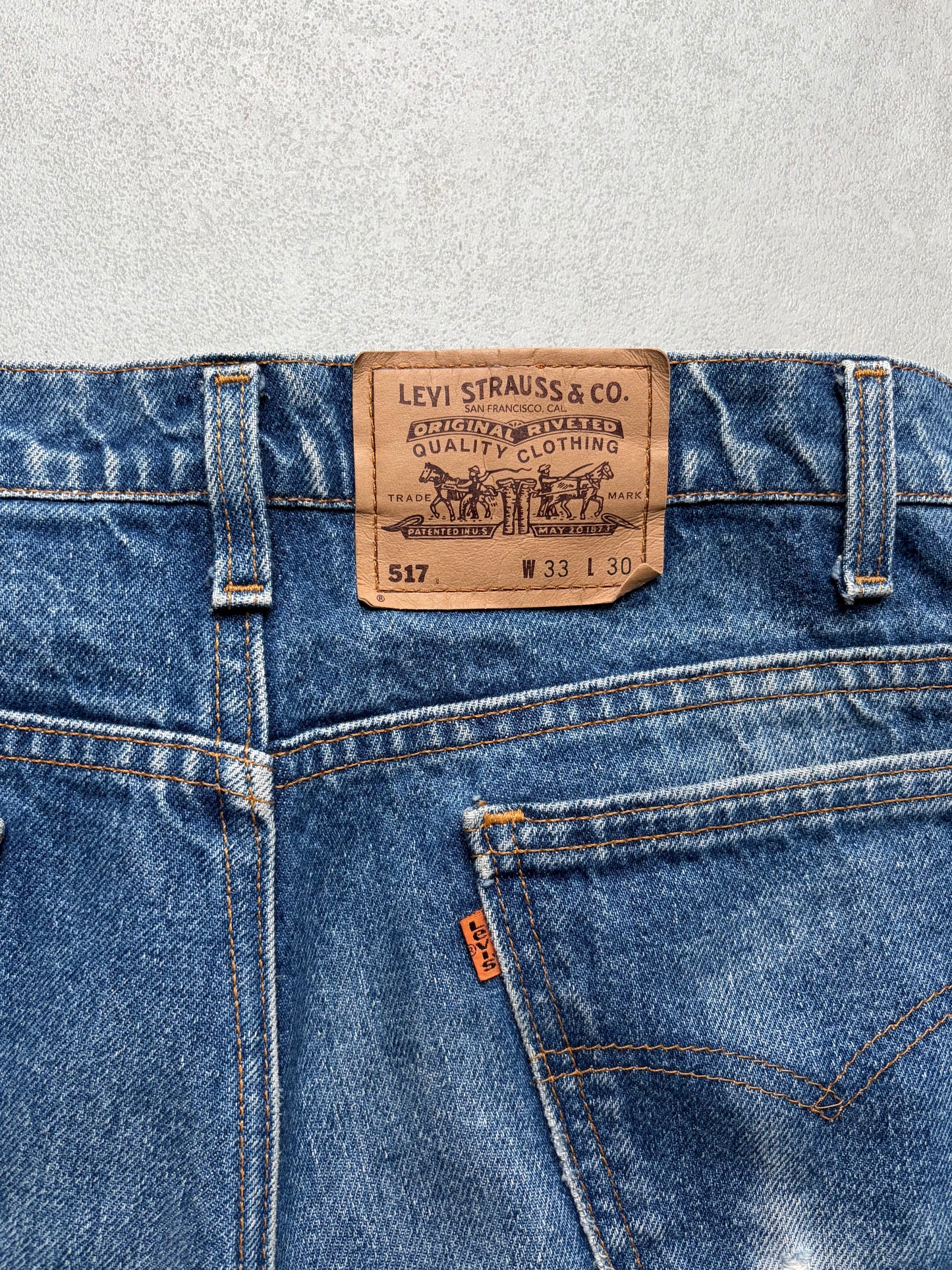 90's Levi's 517 denim pants "Made in USA"