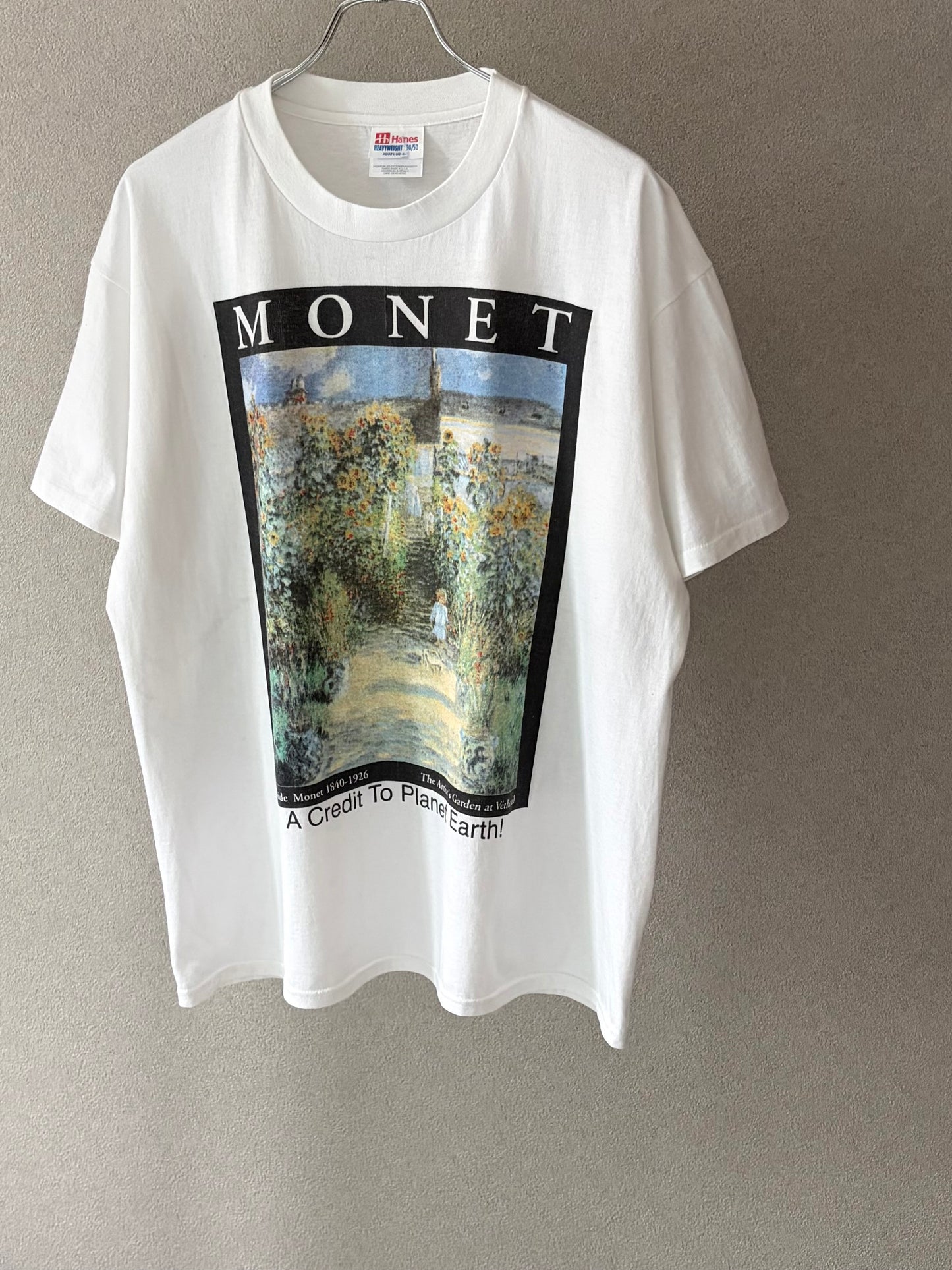 90's〜 CLAUDE MONET art t-shirt