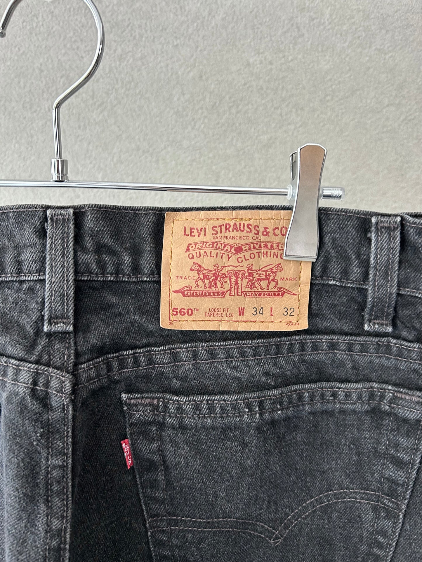 90's Levi's 560 denim pants "Made in USA"