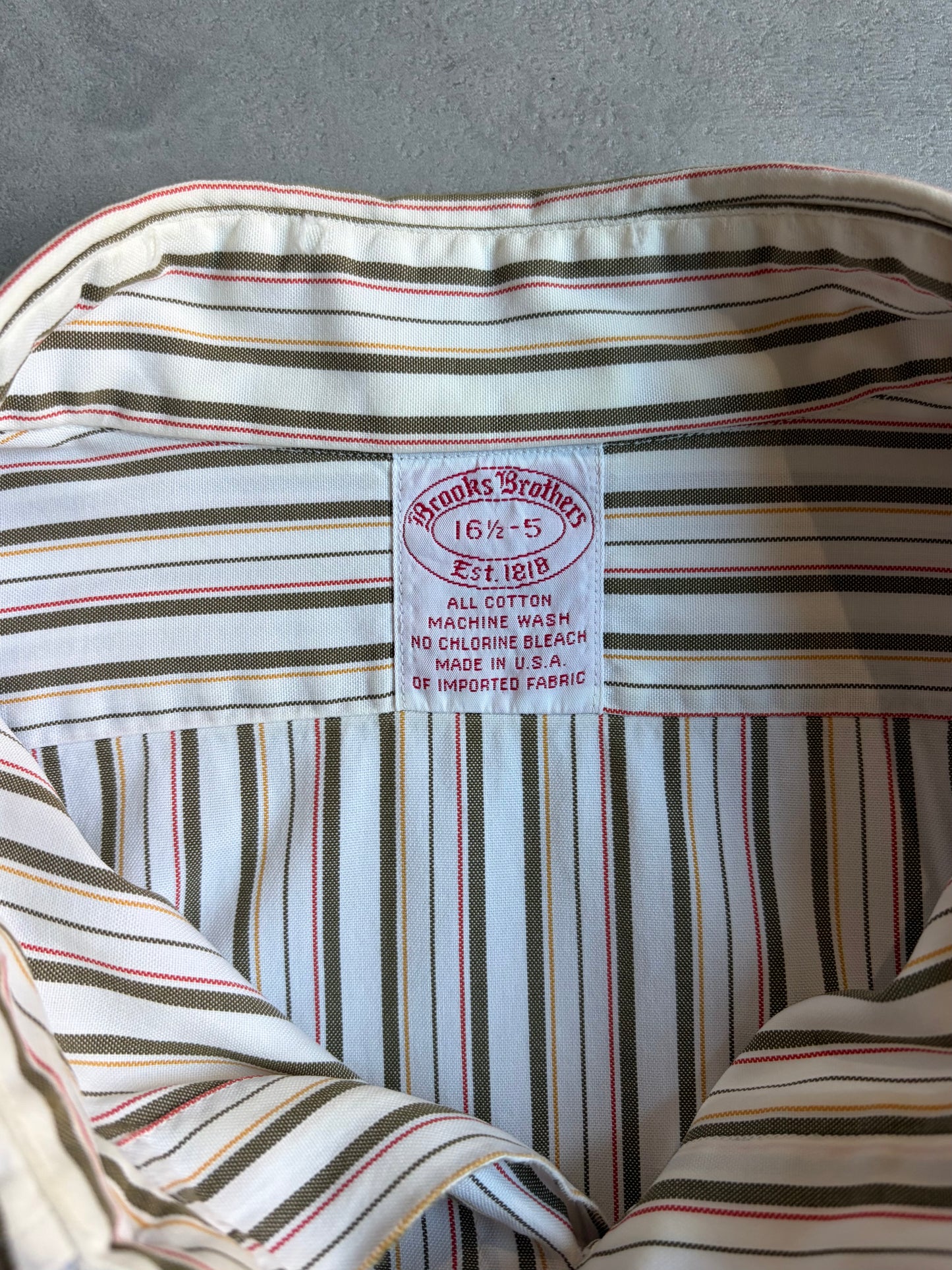 80's Brooks Brothers BD shirt "Made in USA"