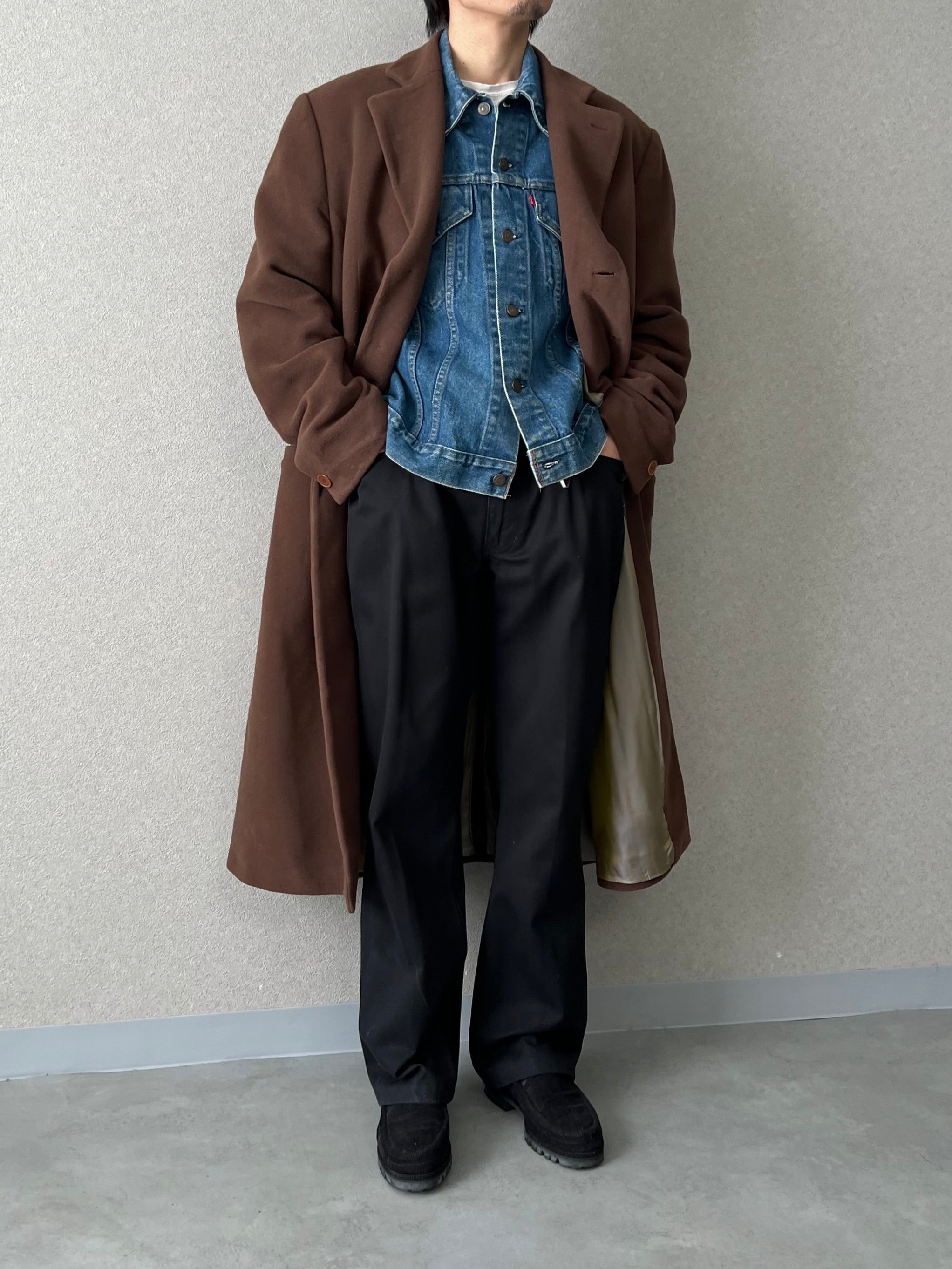 90's VERSACE chester coat 