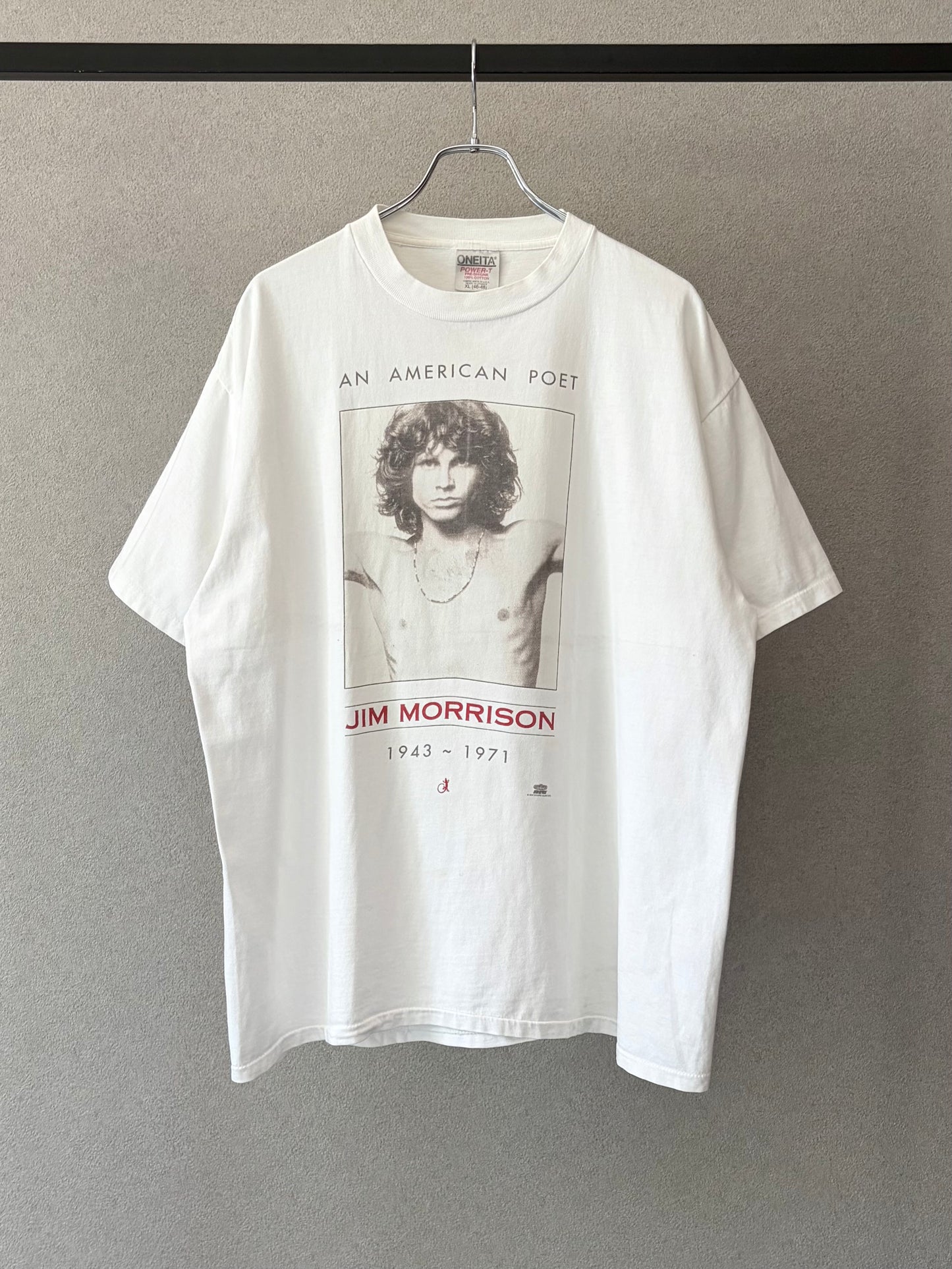 90's JIM MORRISON music t-shirt "Made in USA"