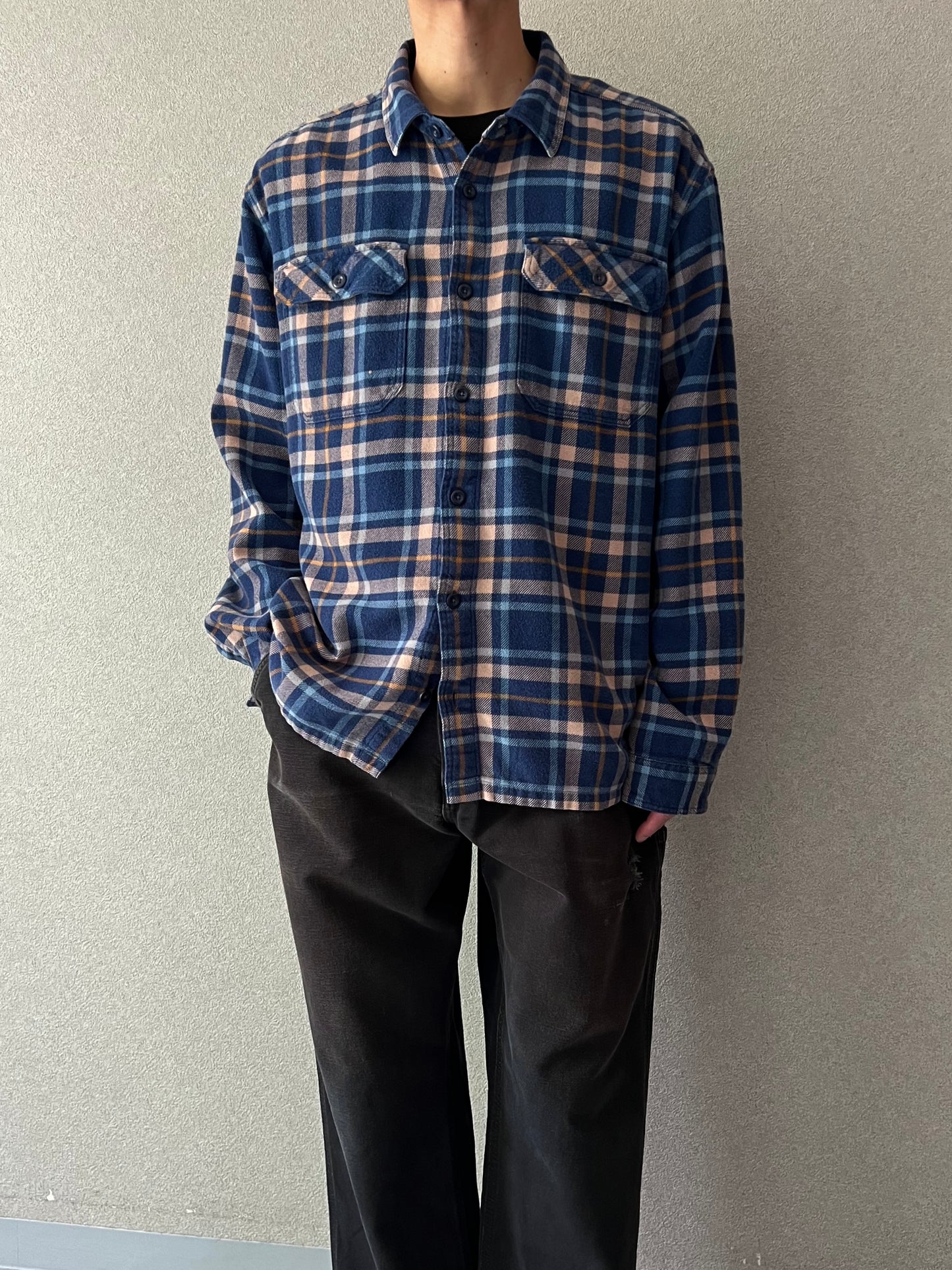 10's patagonia flannel shirt