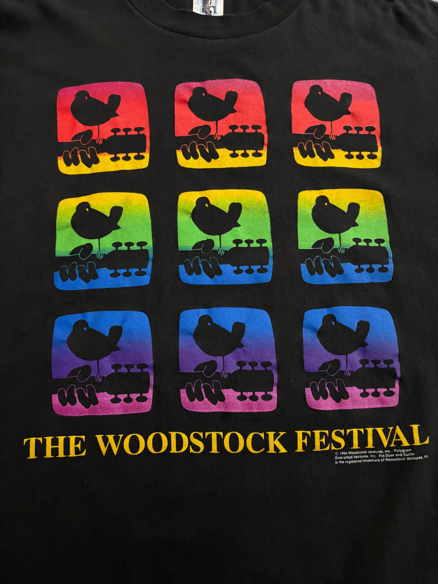 90's Woodstock music t-shirt “made in USA”